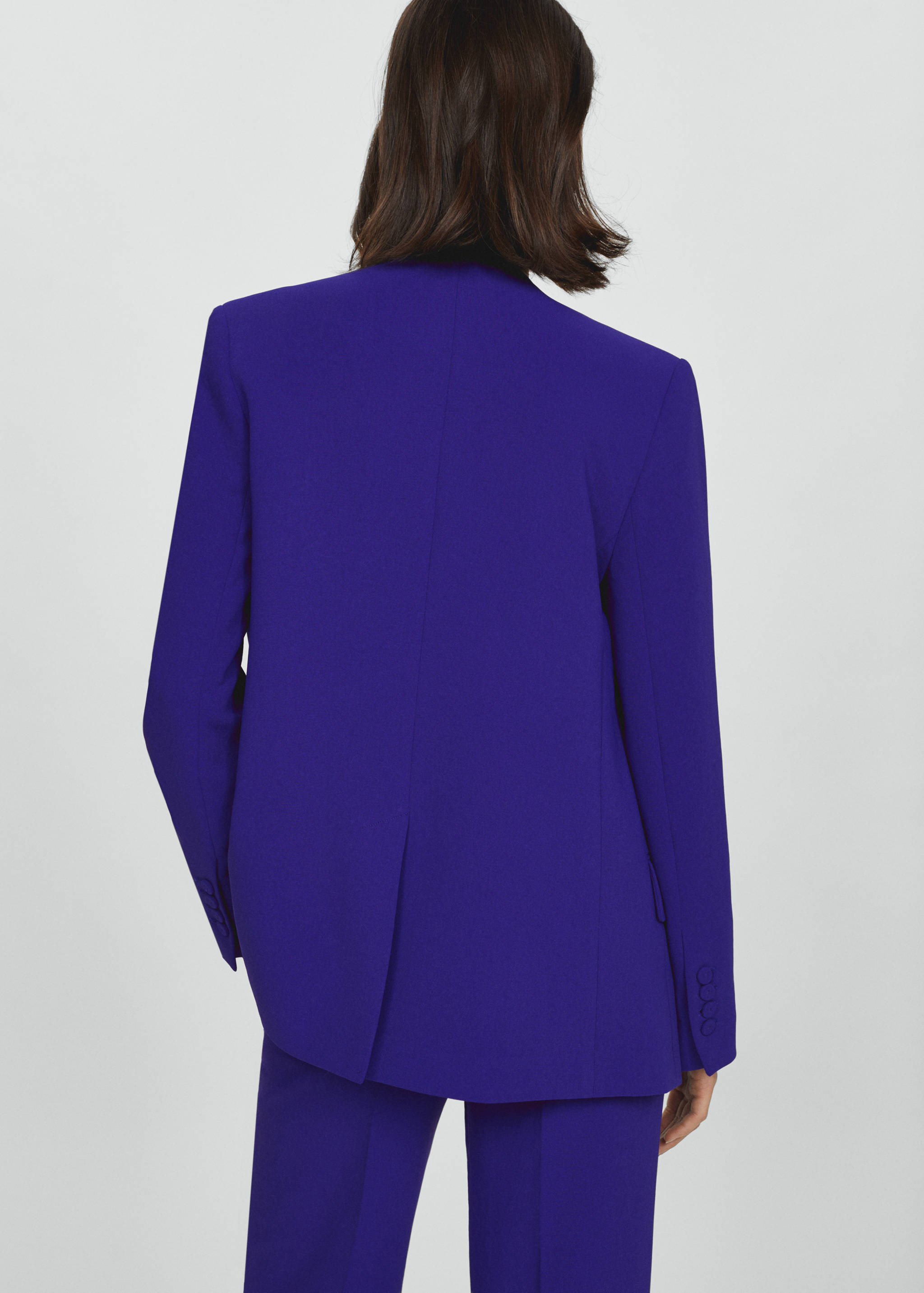 Veste de costume structurée - Verso de l’article