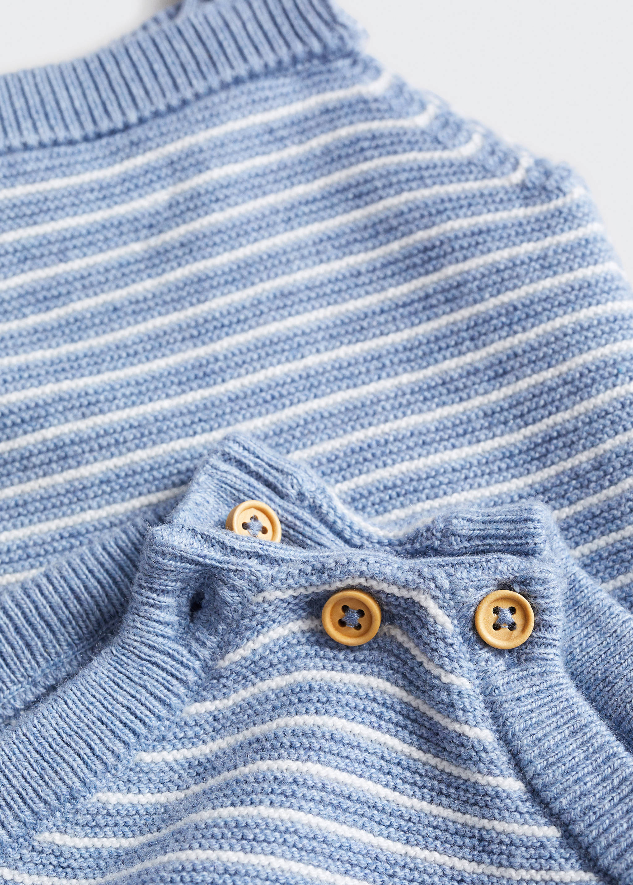 Cotton-knit romper - Details of the article 0