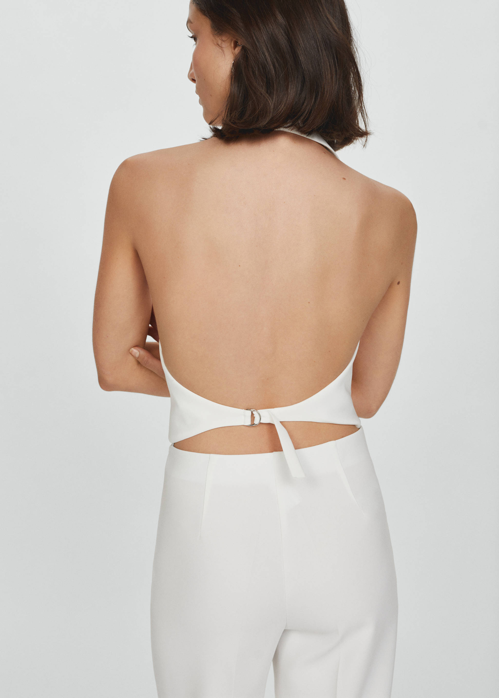 Gilet met knopen - Achterkant van het artikel