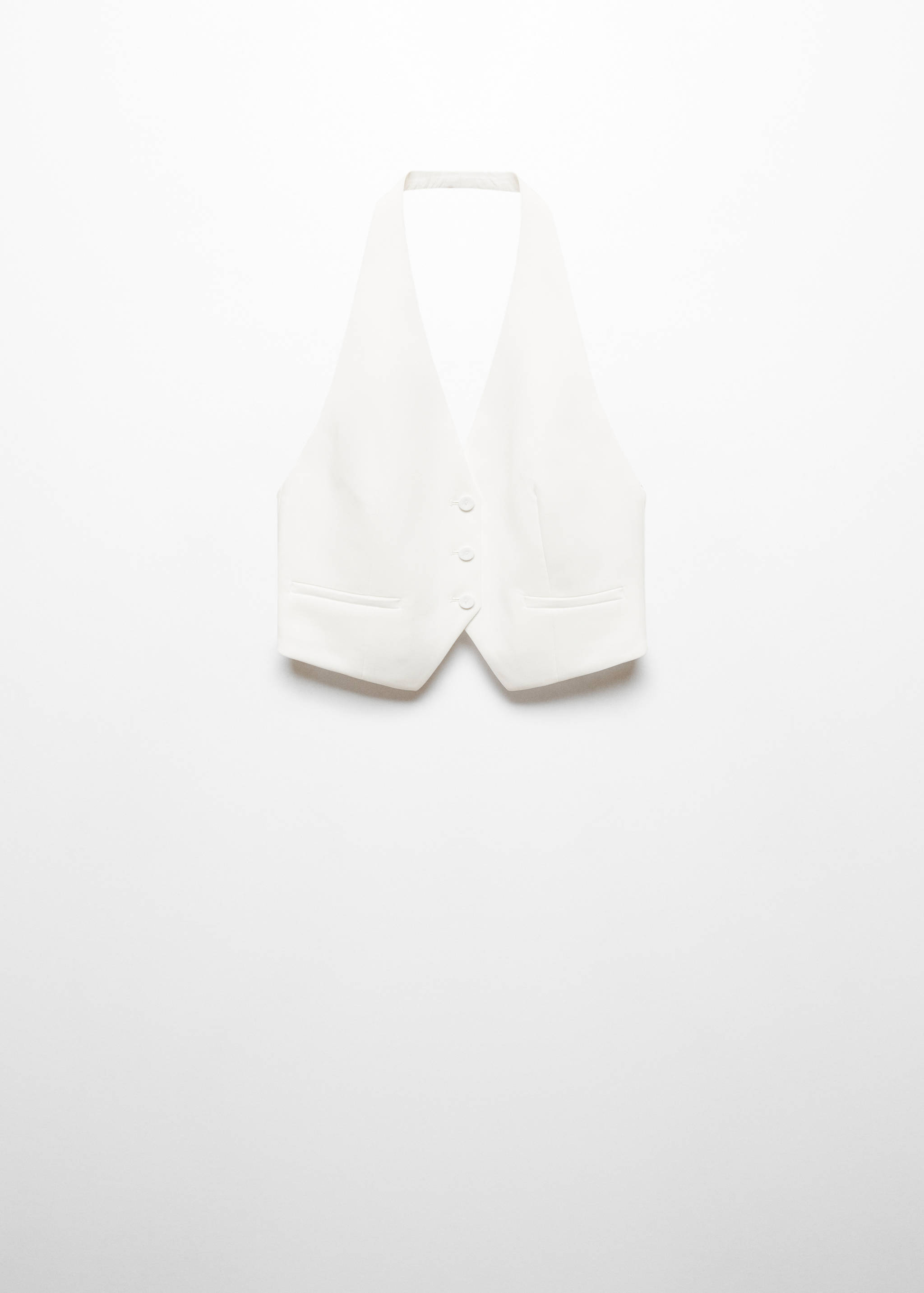 Suit waistcoat with buttons - Article without model