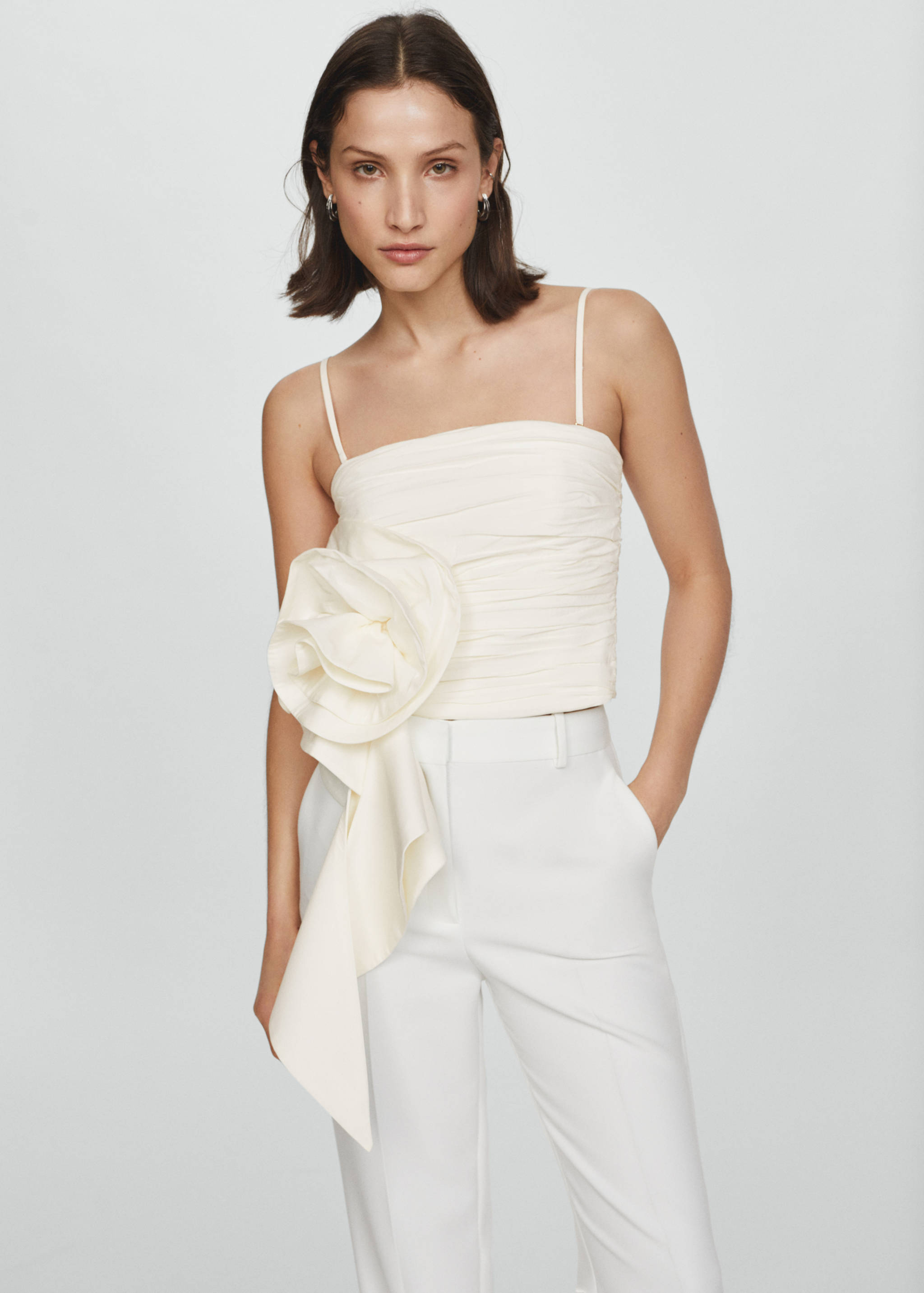 Floral maxi-top - Medium plane