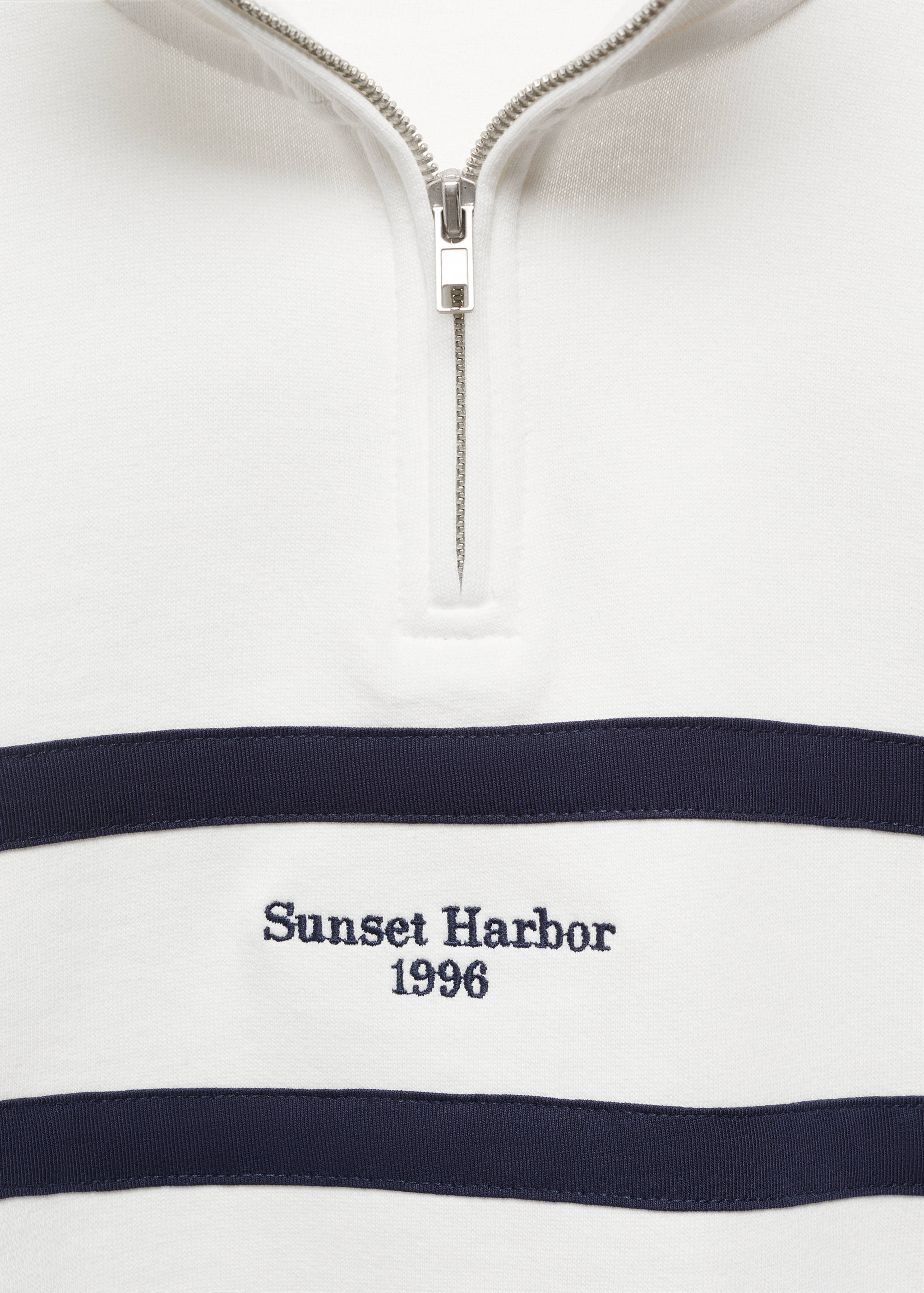 Sweat-shirt col montant zippé - Détail de l'article 8