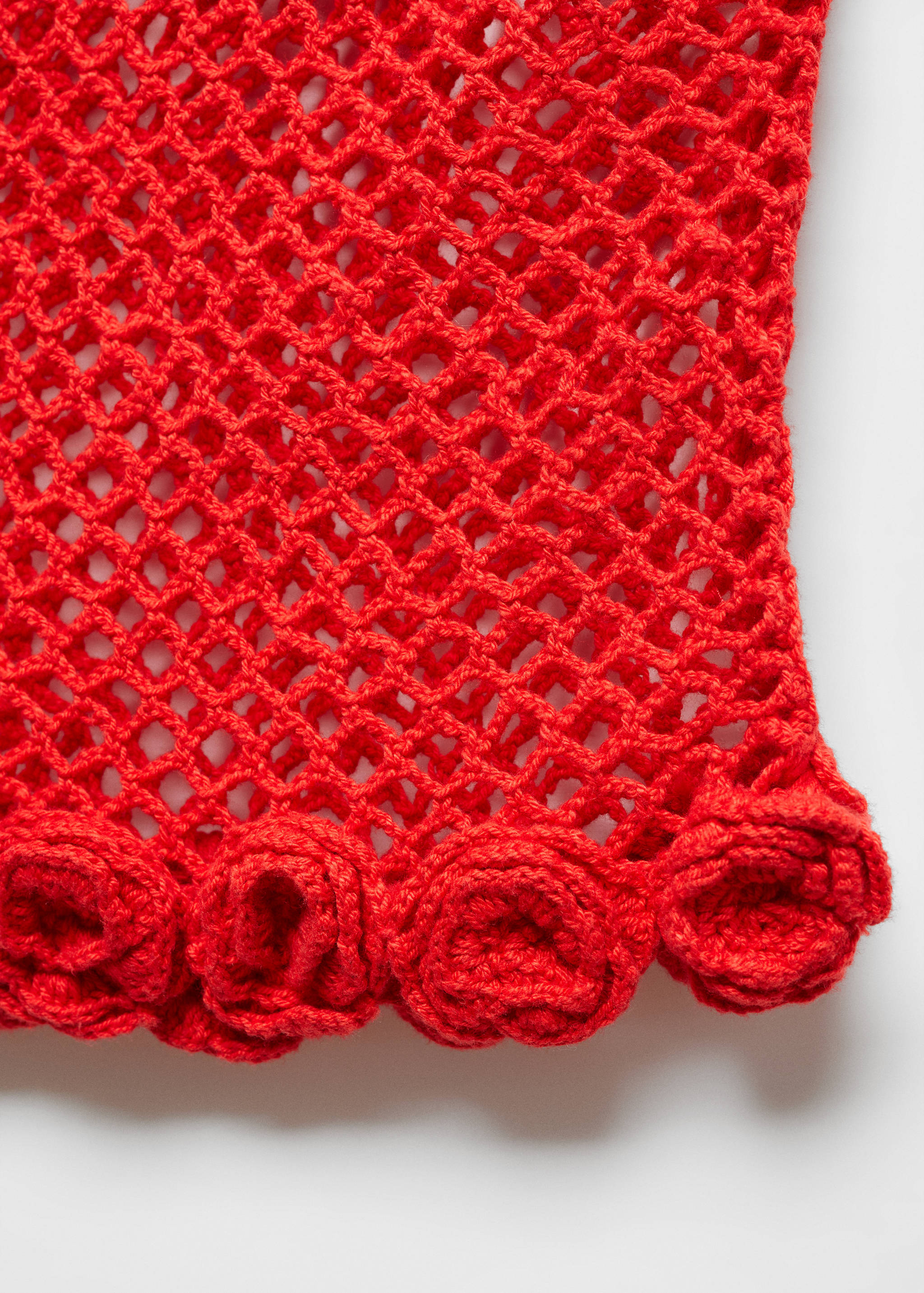 Crochet floral mini-skirt - Details of the article 8