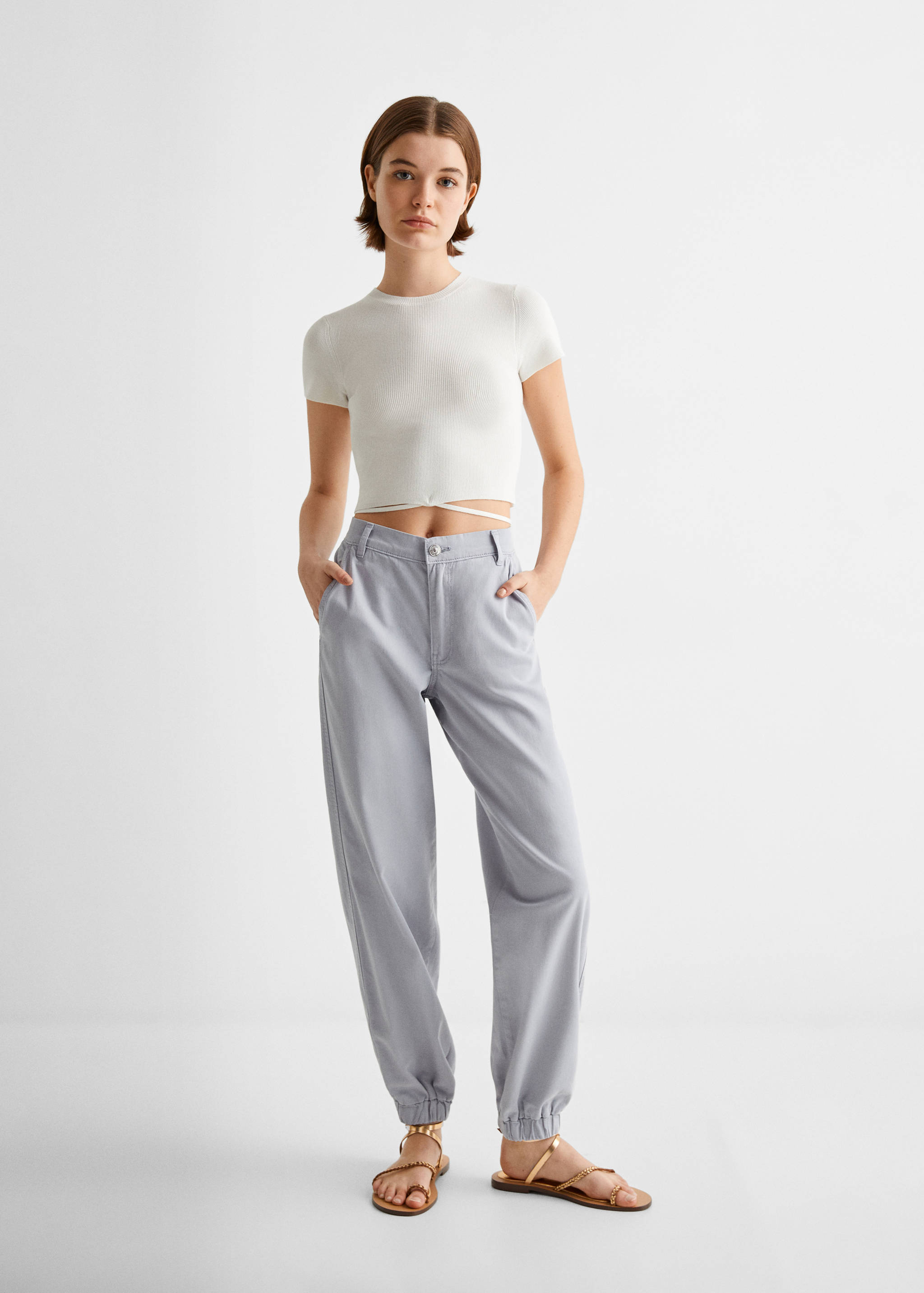 Pantalon jogger coton - Plan général