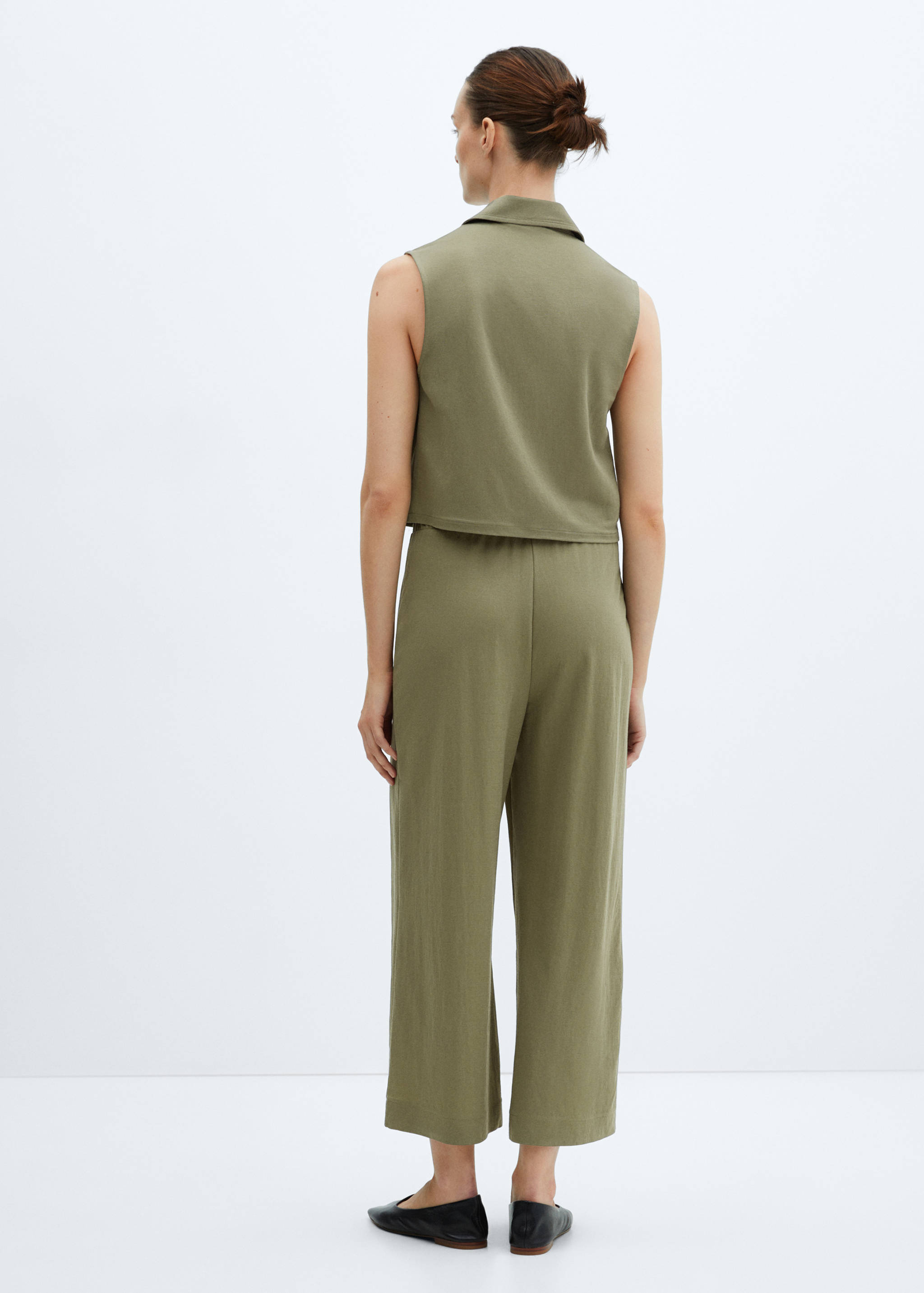 衬衫领马甲 - null