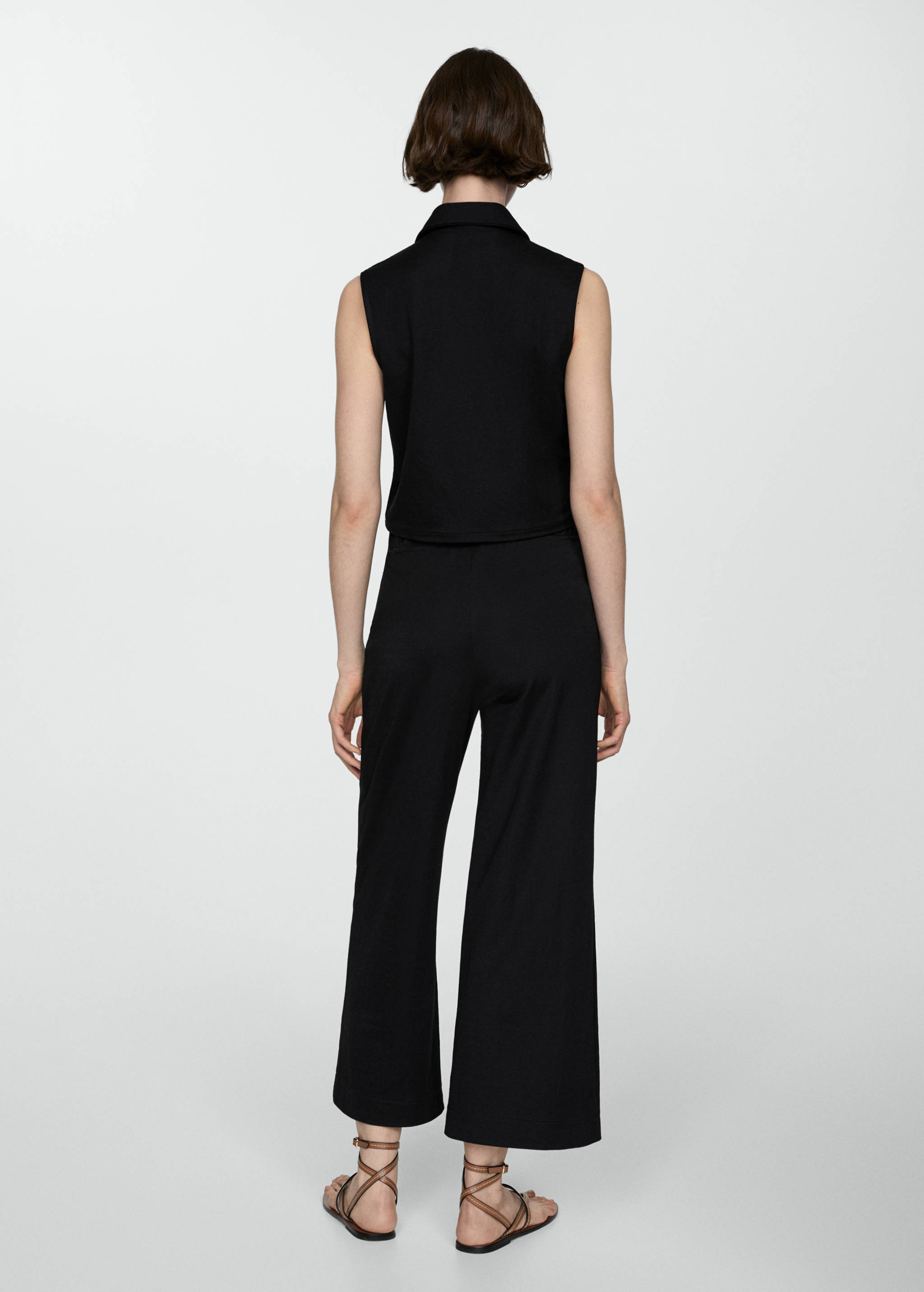 衬衫领马甲 - null