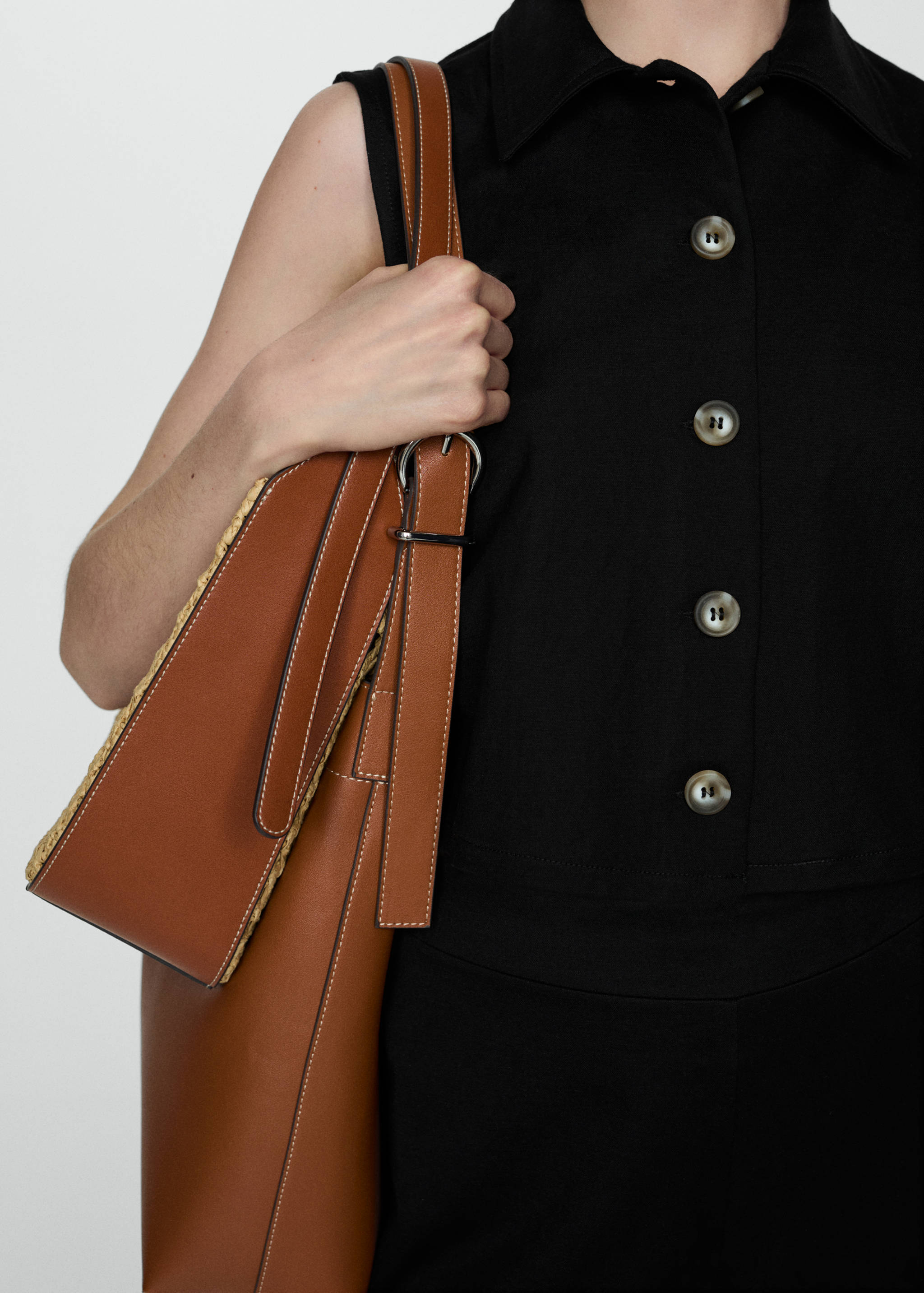 衬衫领马甲 - null