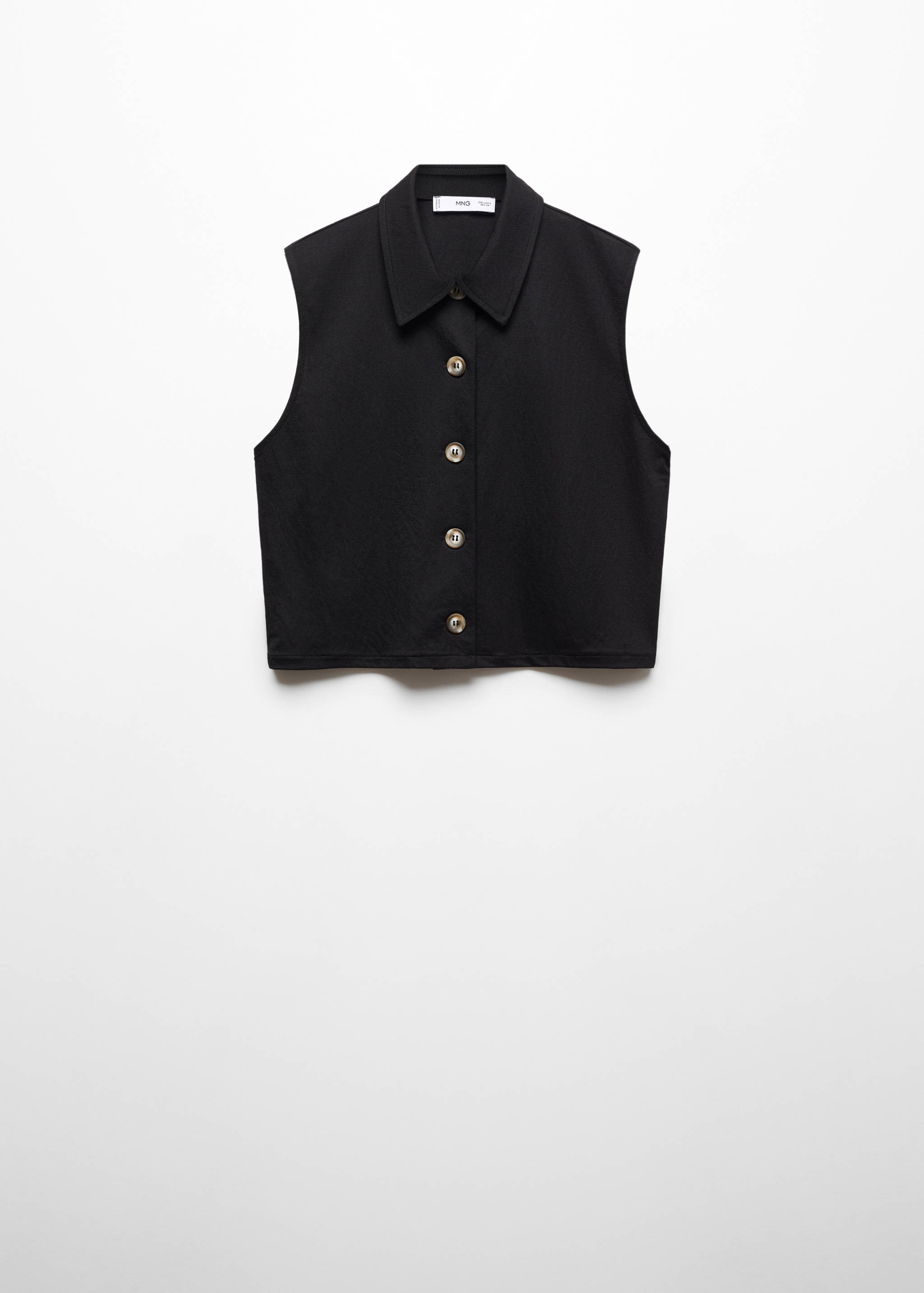 衬衫领马甲 - null