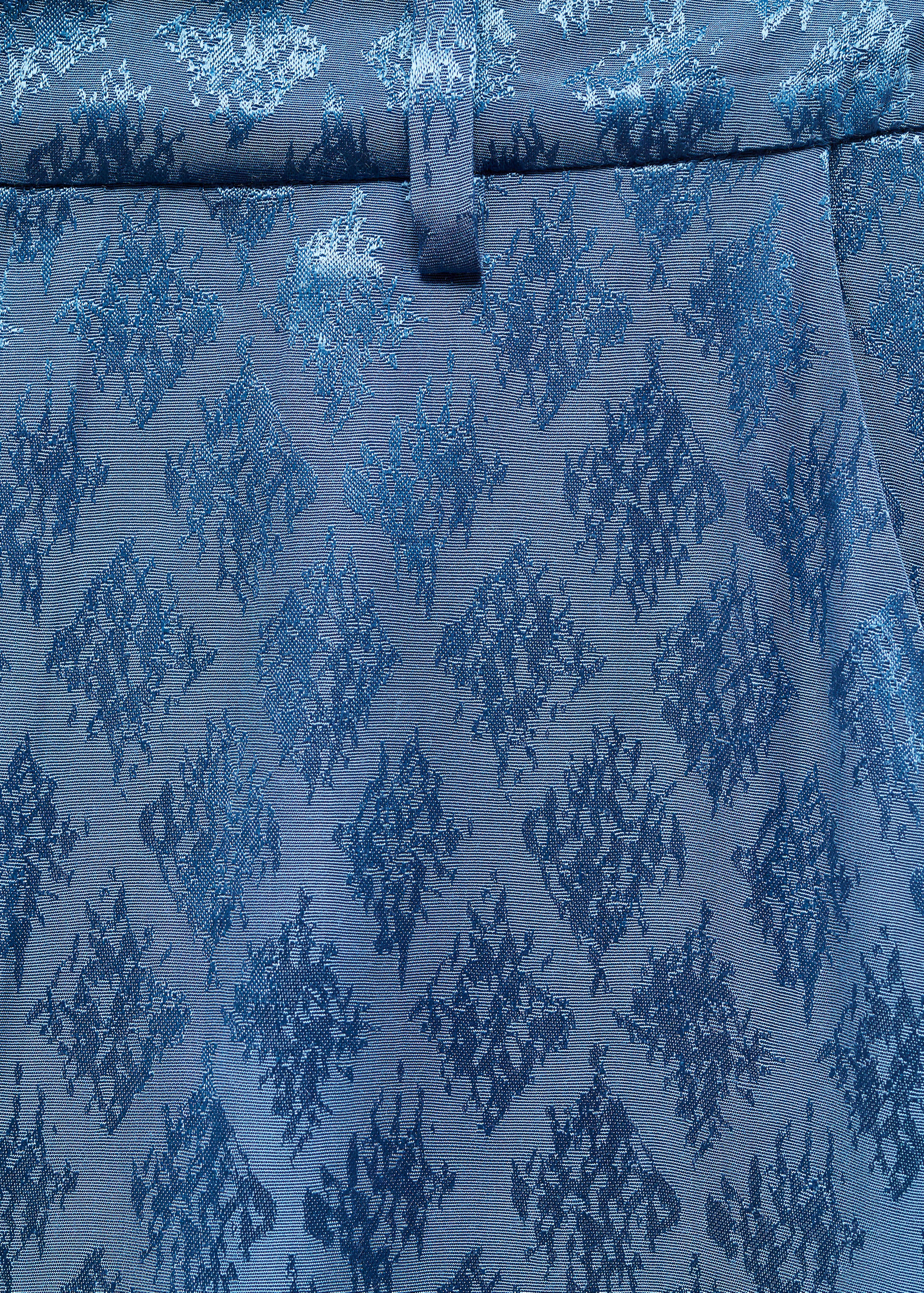 Satinierte Hose mit Print - Detail des Artikels 8