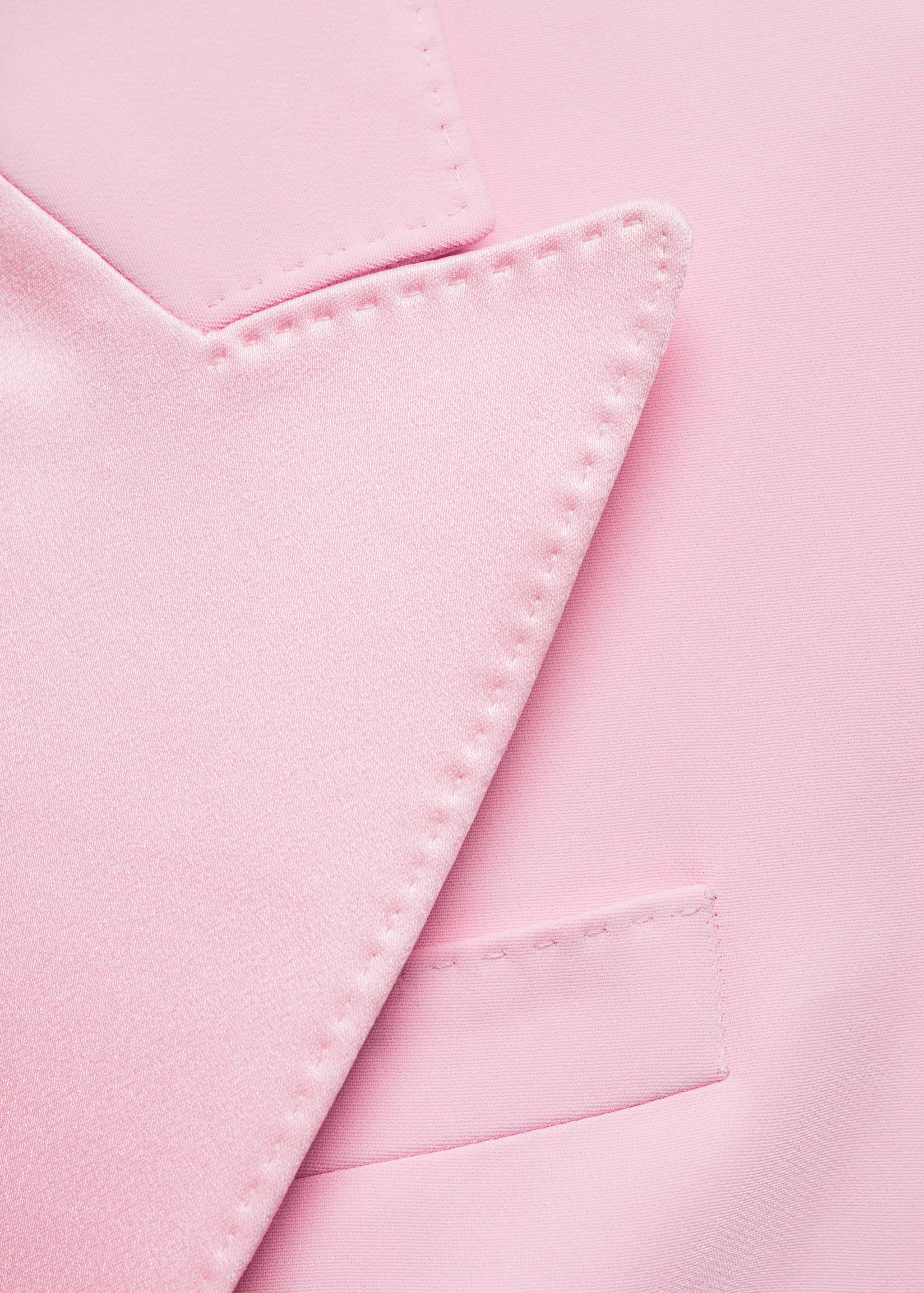 Tailored jacket with lapels and decorative stitching - Details of the article 8