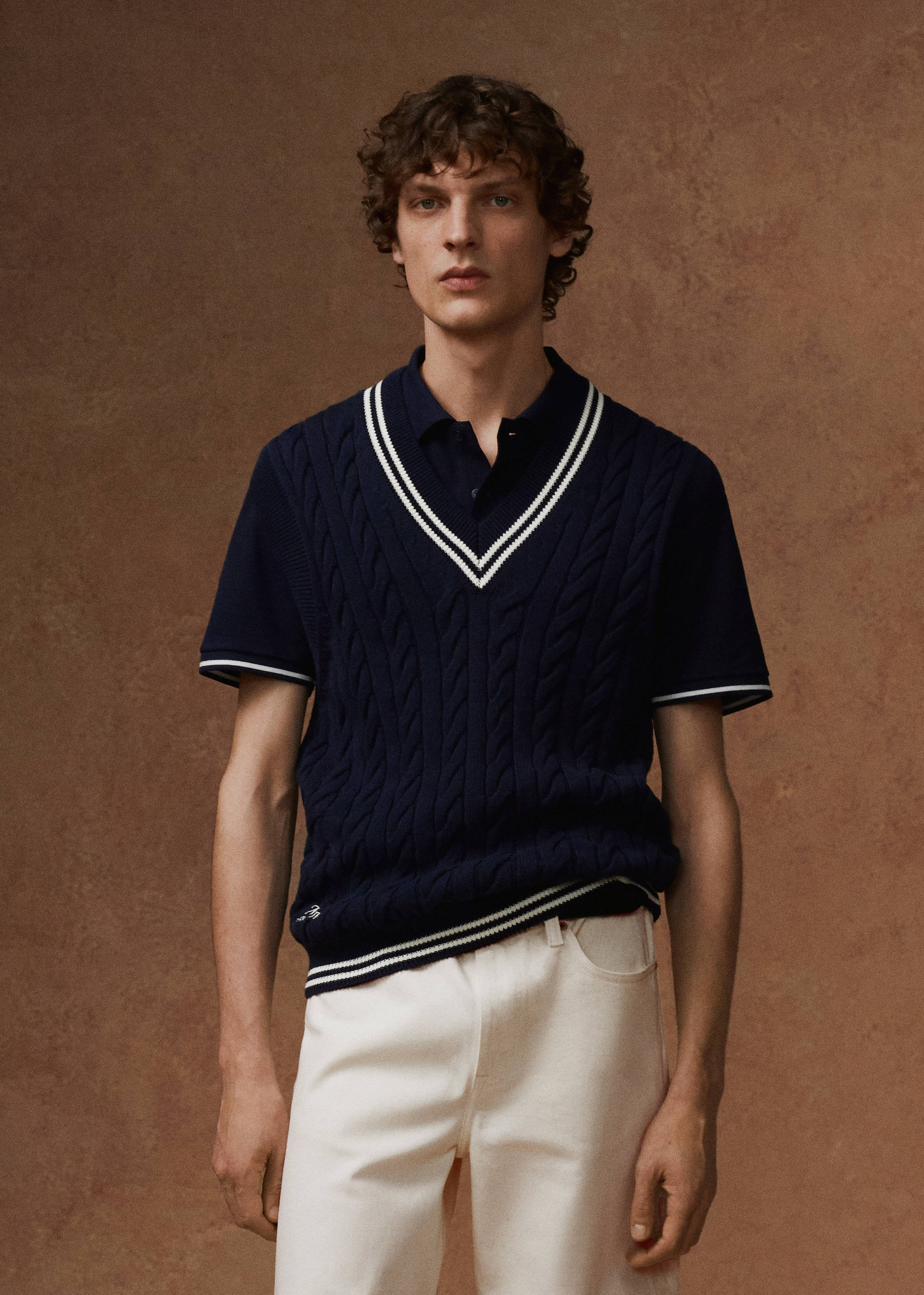 Braided-knit gilet - Details of the article 5