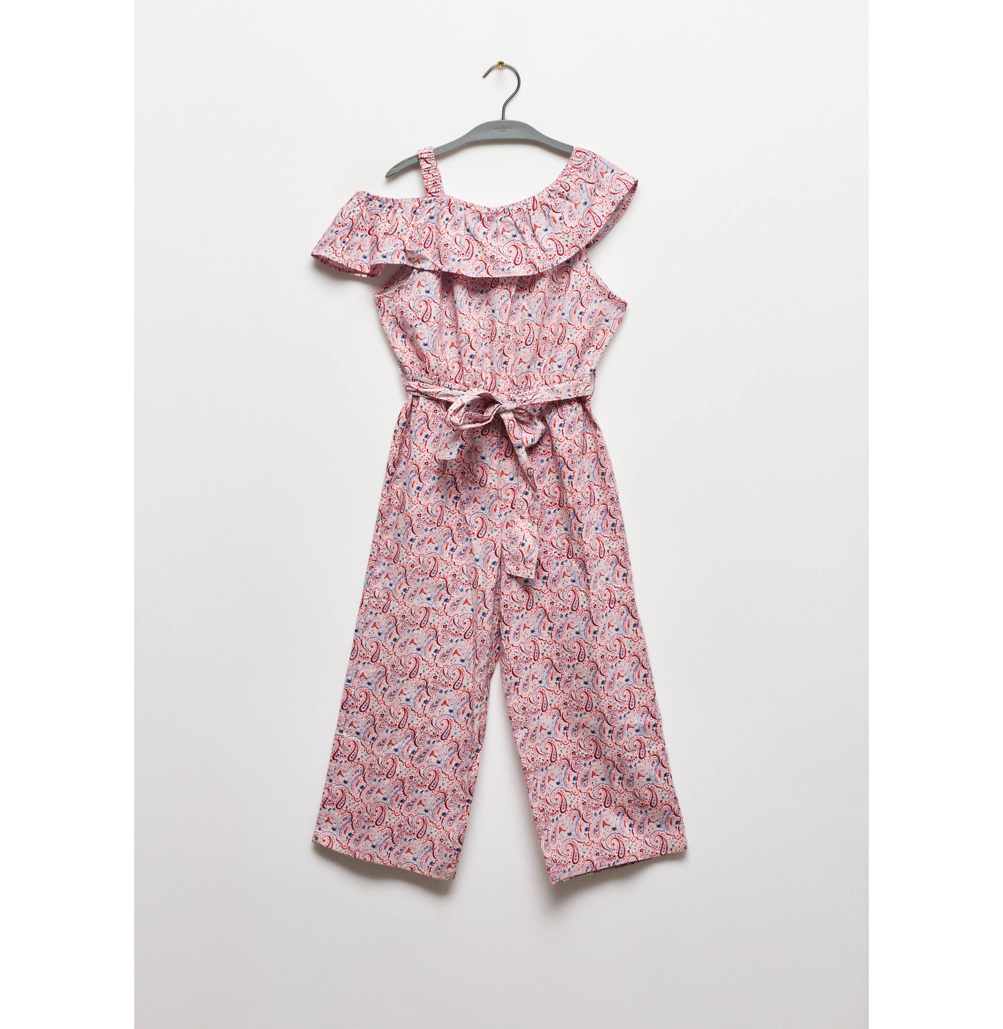 Paisley-print asymmetrical jumpsuit - Article without model