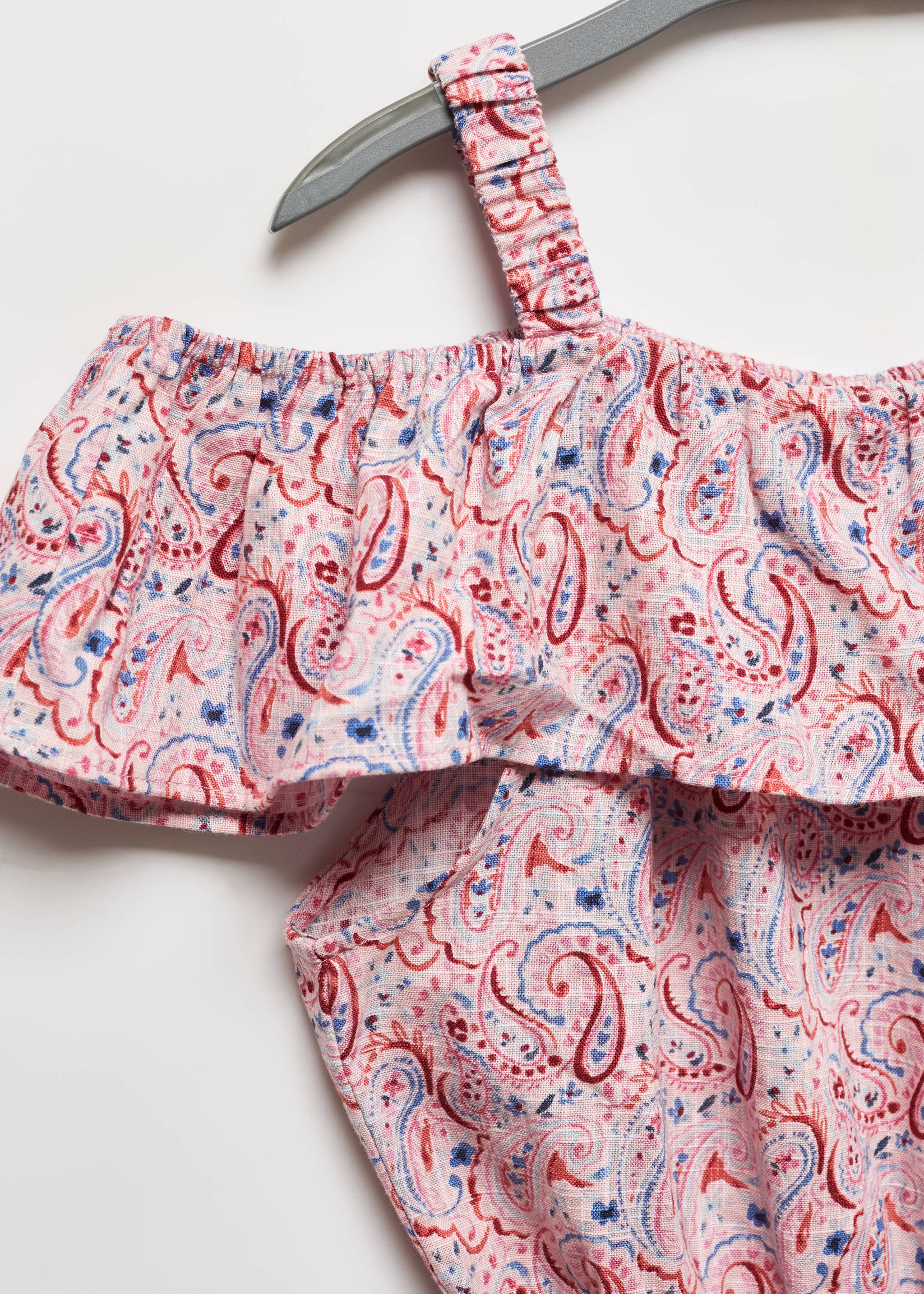Paisley-print asymmetrical jumpsuit - Details of the article 8