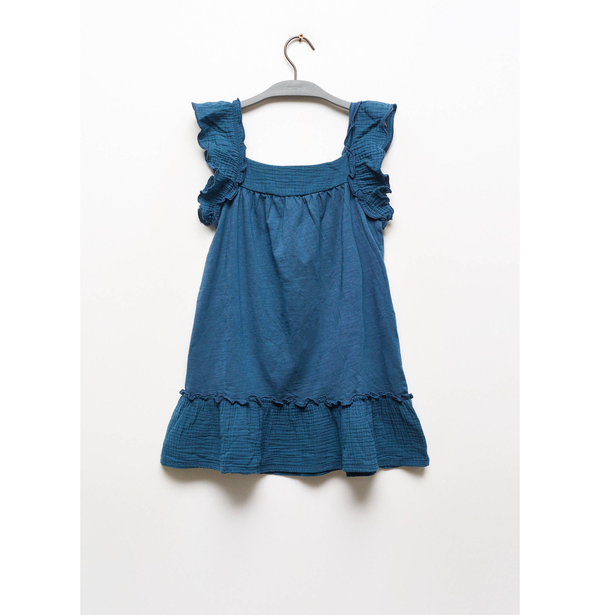 Baumwollkleid mit Rüschen - Artikel ohne Model