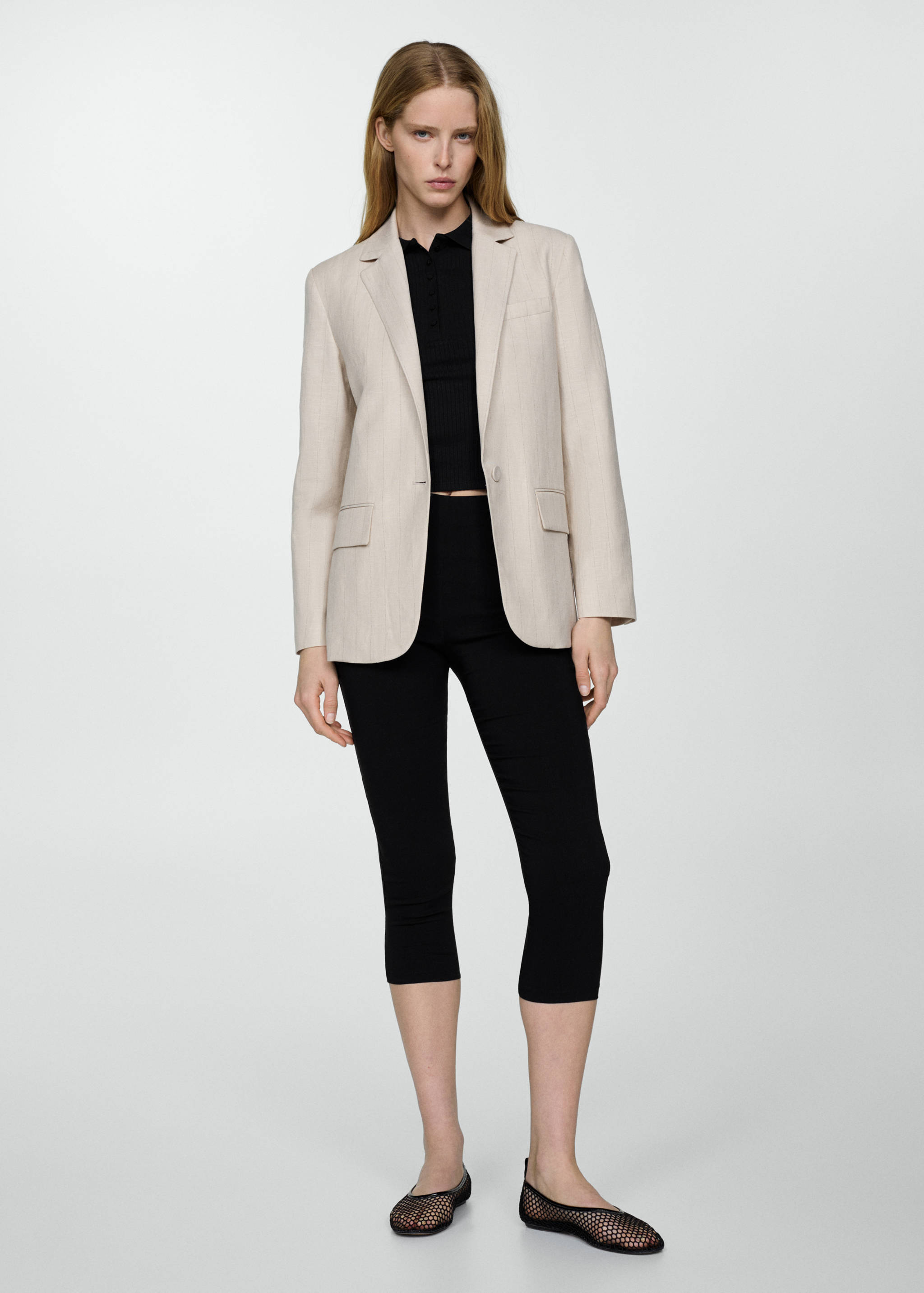 Top punto cuello polo - Plano general