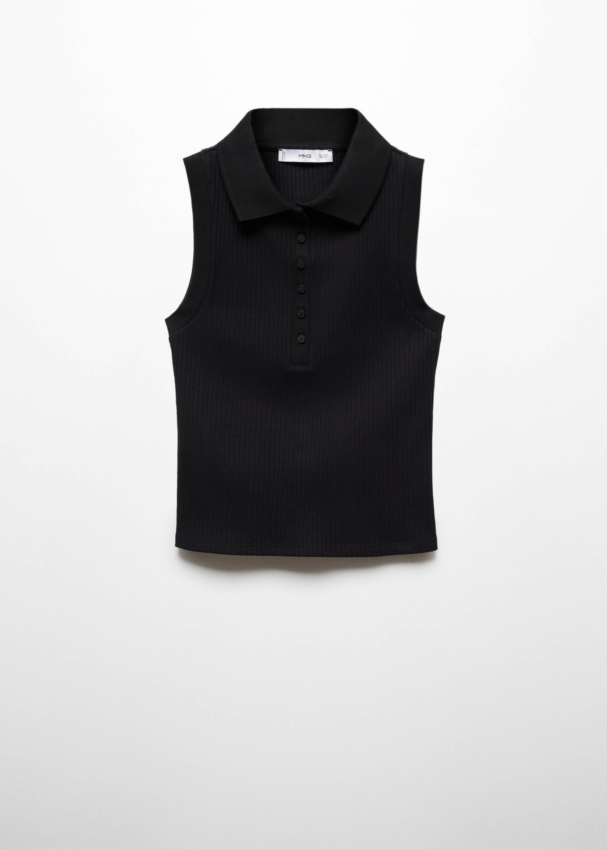 Top punto cuello polo - Artículo sin modelo