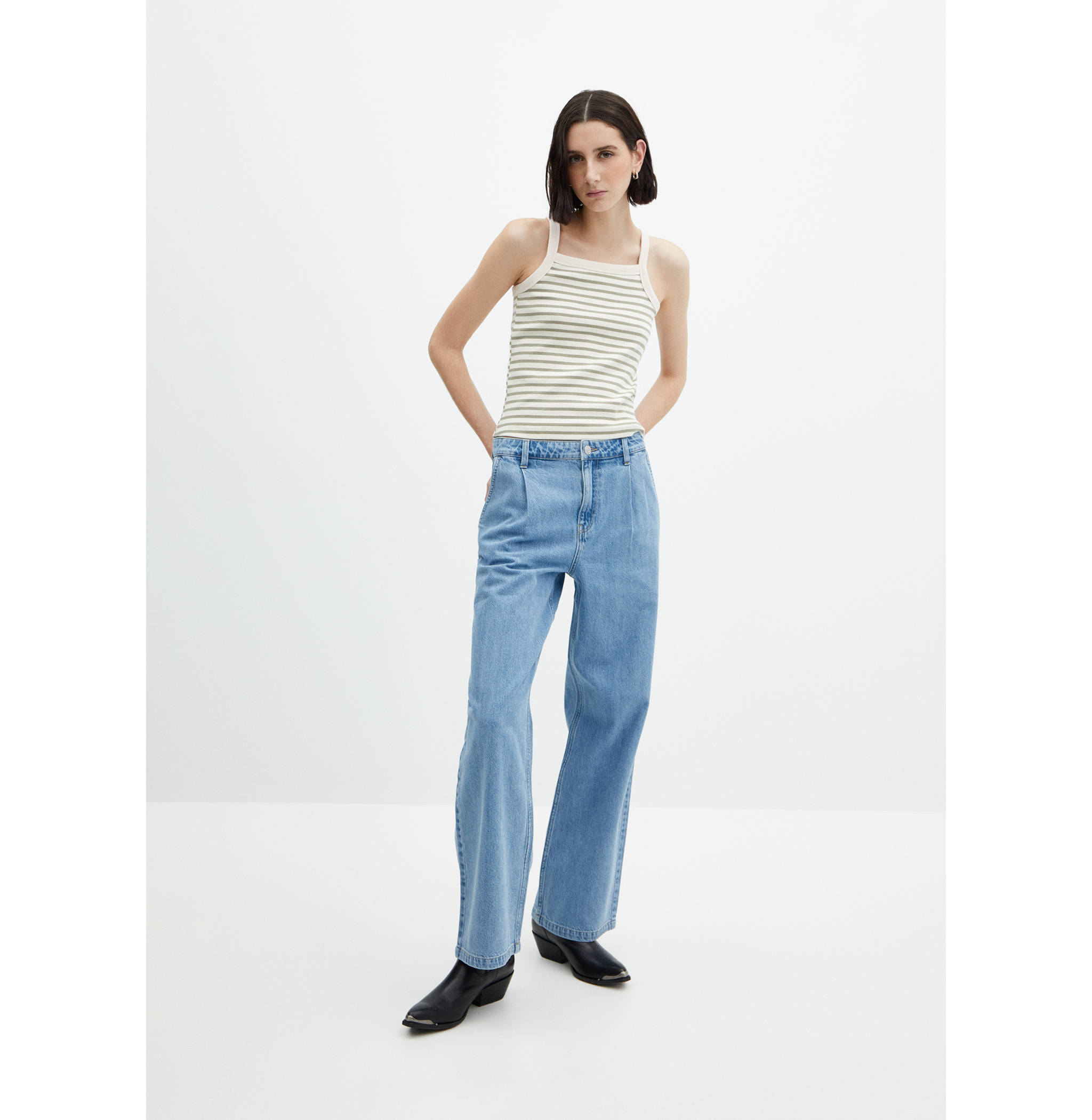 Striped knit top - General plane