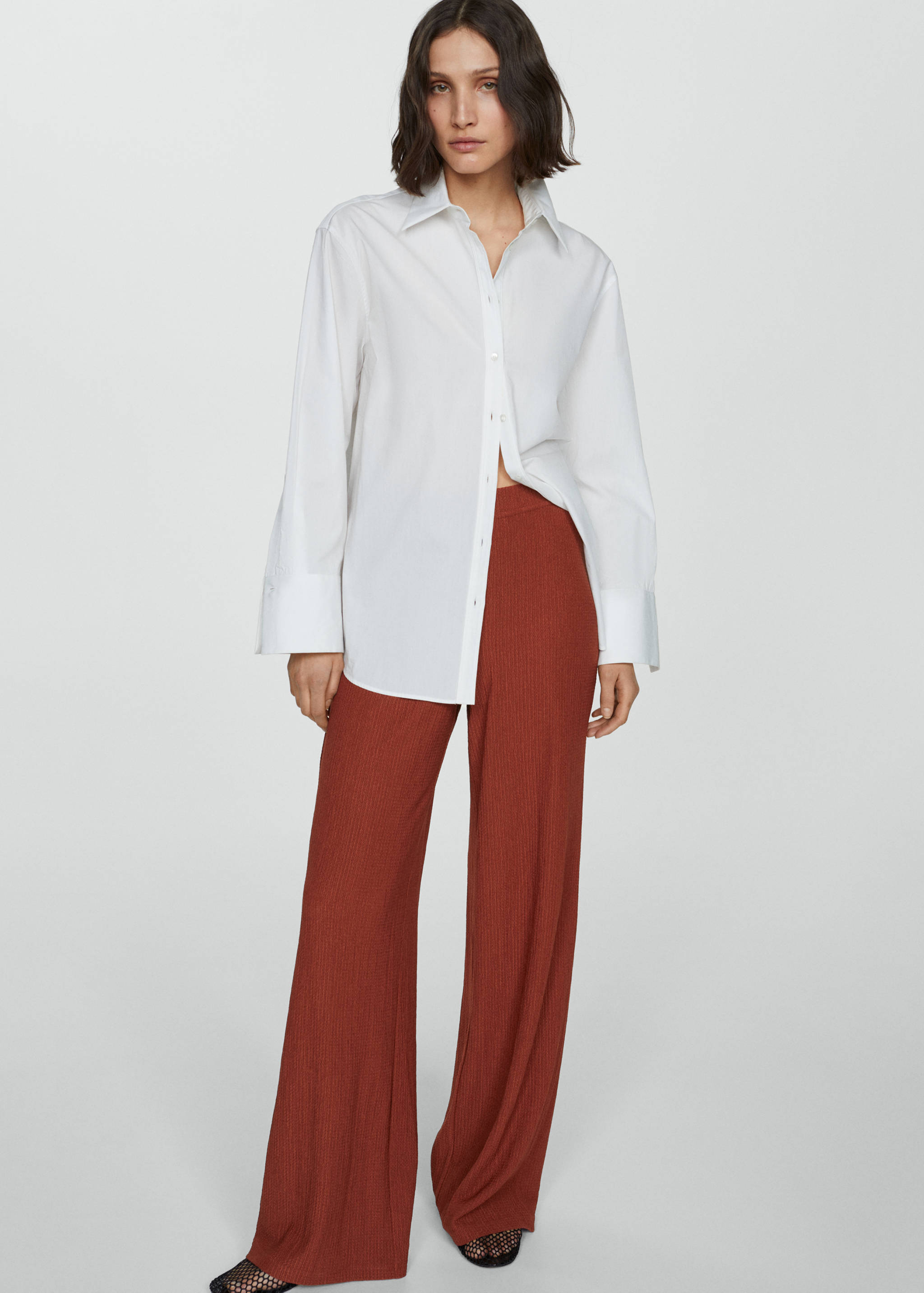 Pantalons textura wideleg - Detall de l'article 2