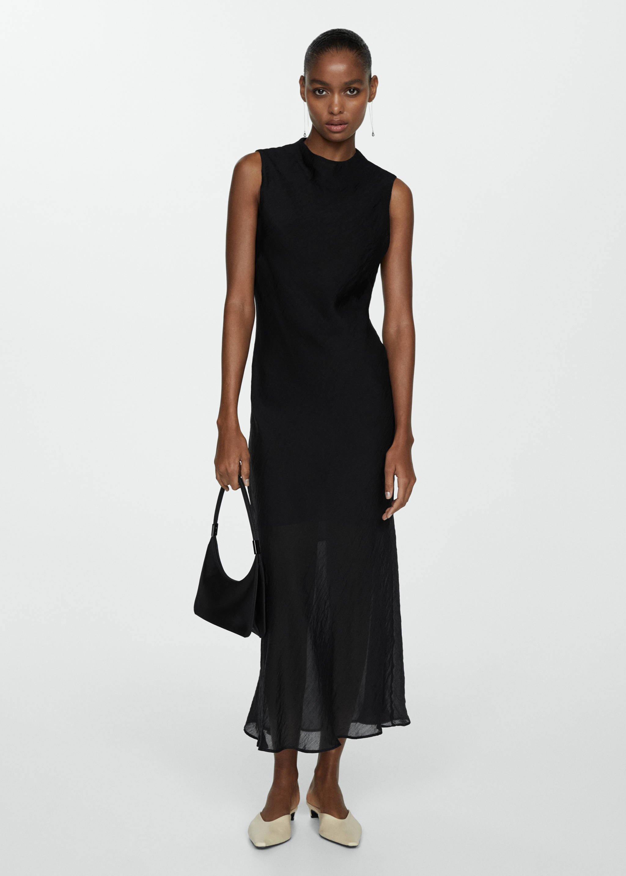 Midikleid aus Lyocell - Allgemeine Ansicht