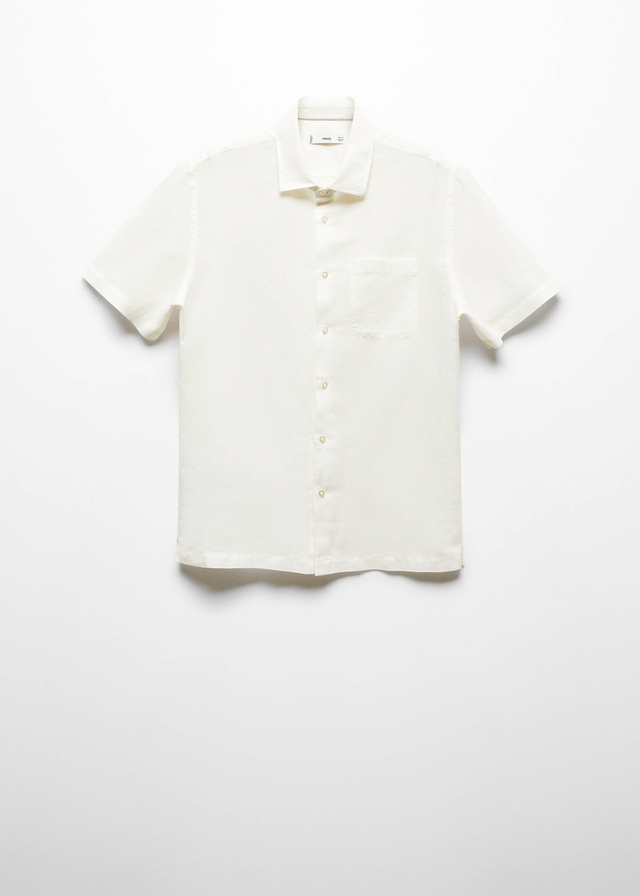 Chemise regular-fit lin poche - Article sans modèle