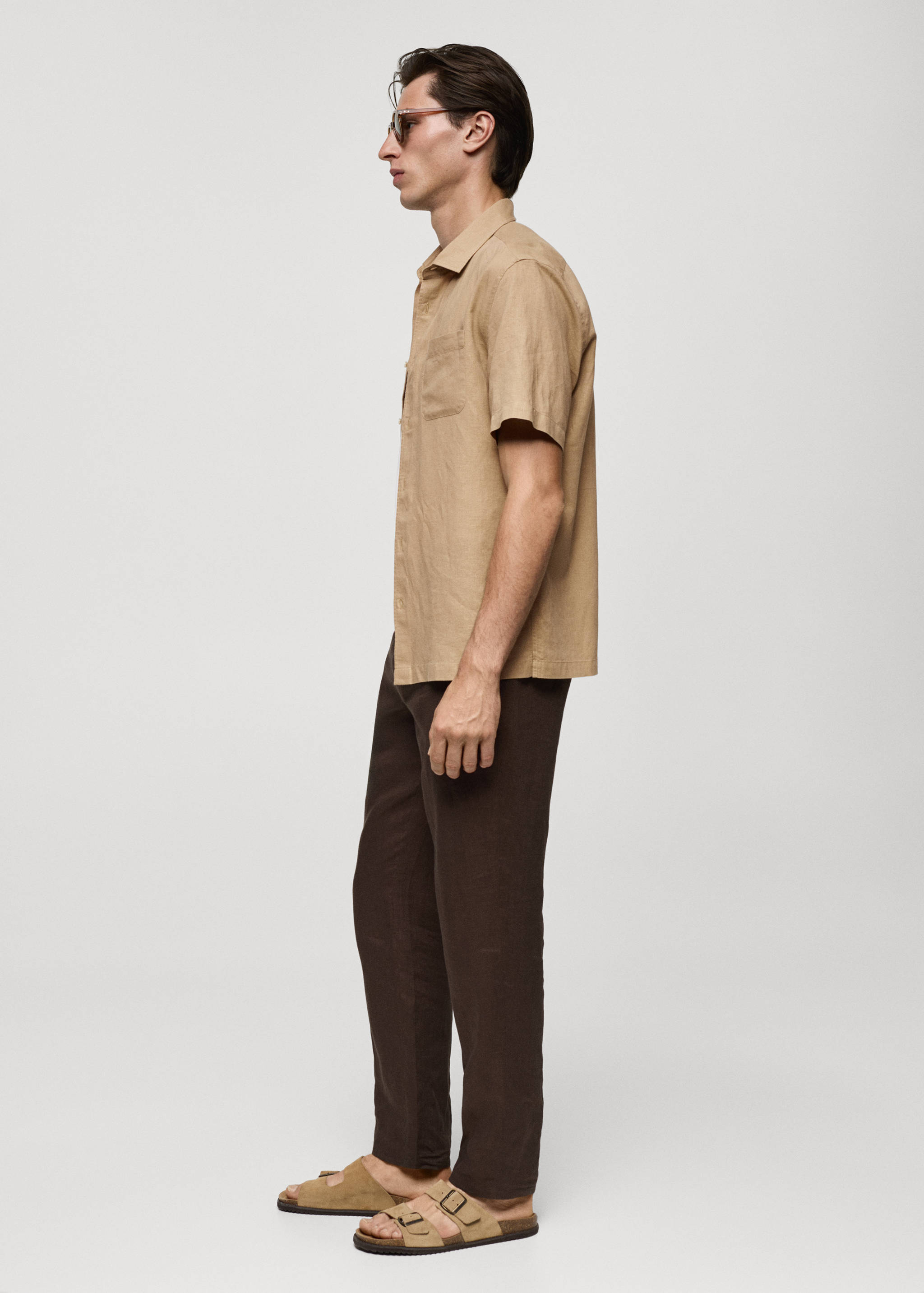 Chemise regular-fit lin poche - Détail de l'article 2