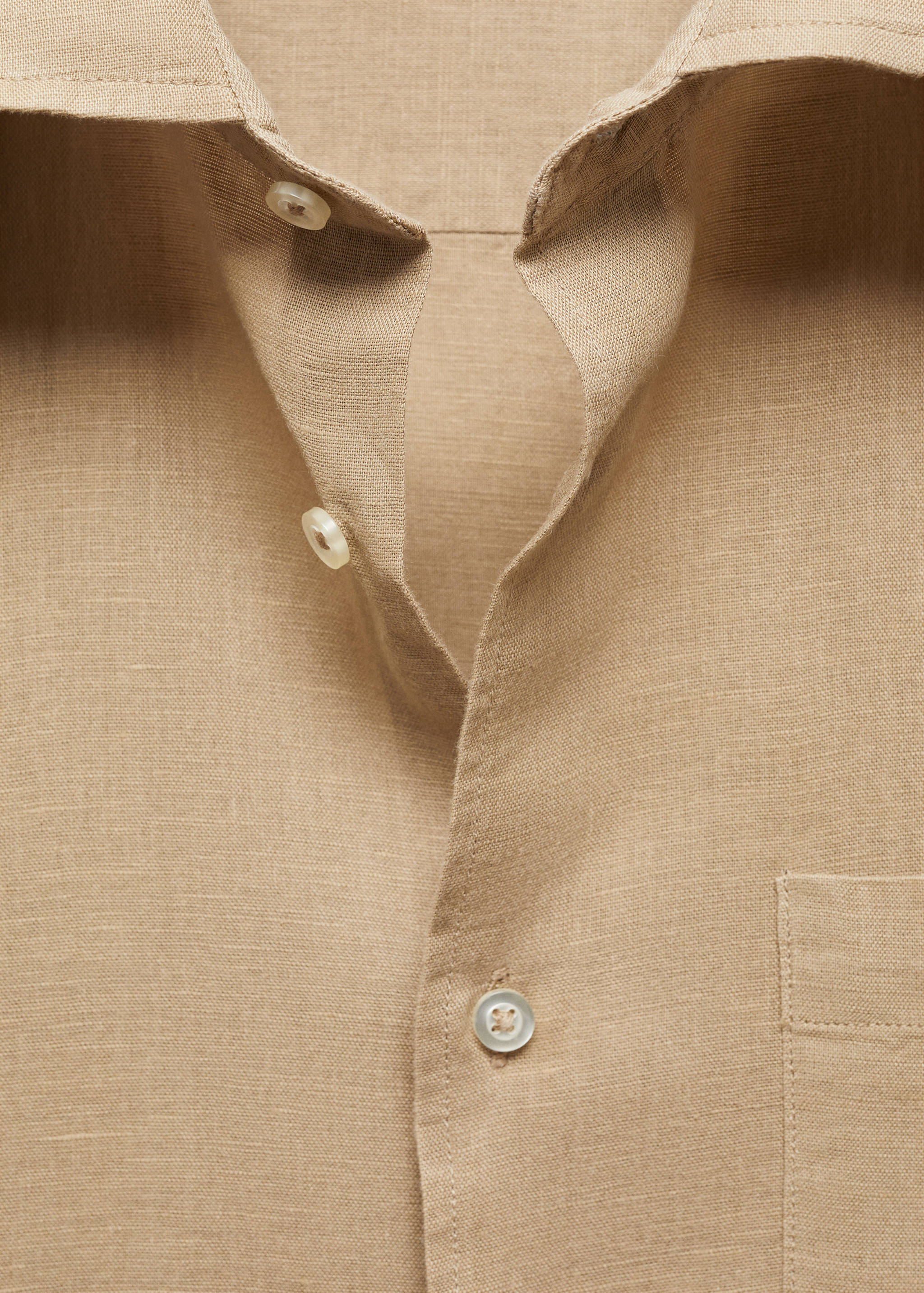 Chemise regular-fit lin poche - Détail de l'article 8
