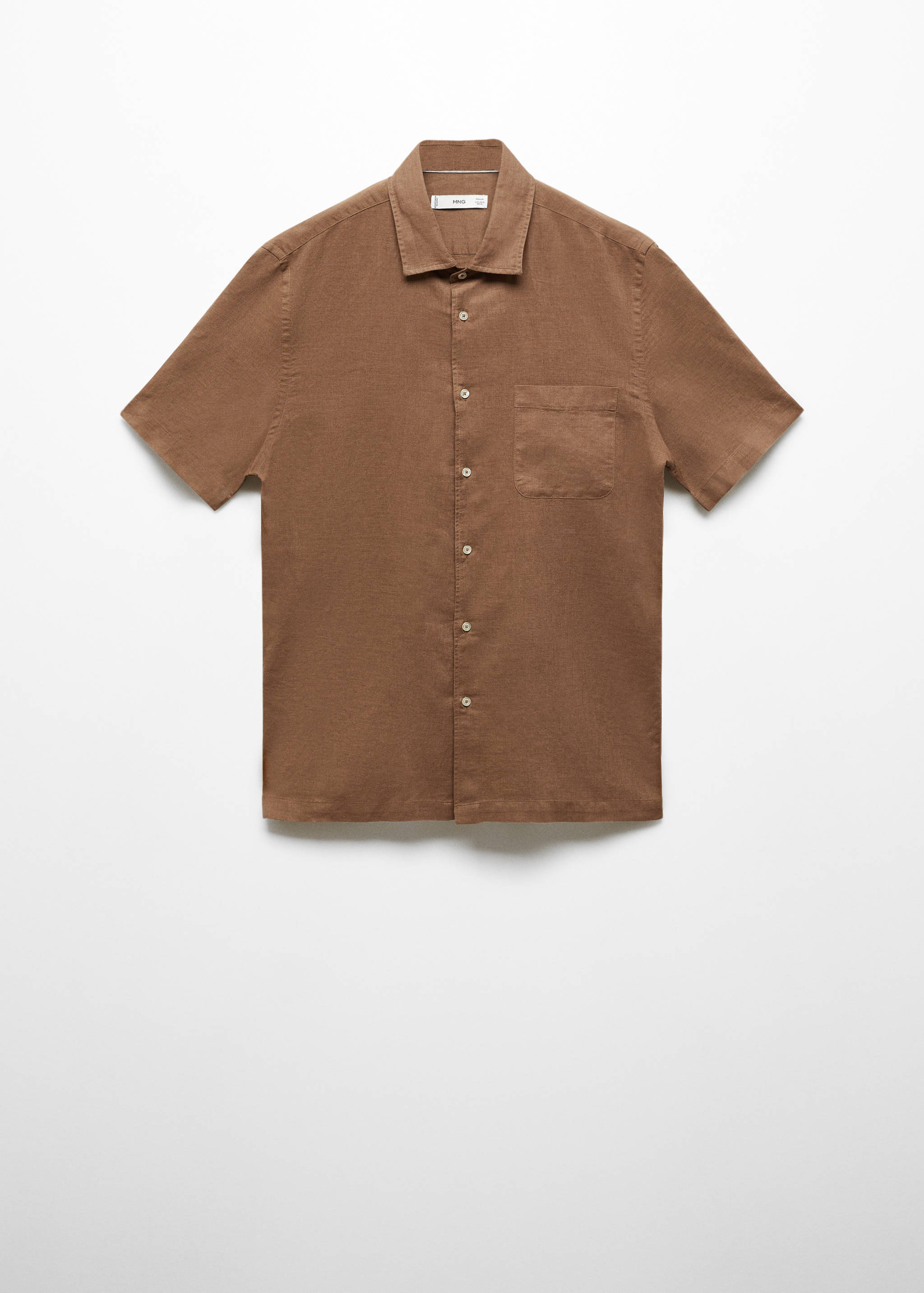 Chemise regular-fit lin poche - Article sans modèle