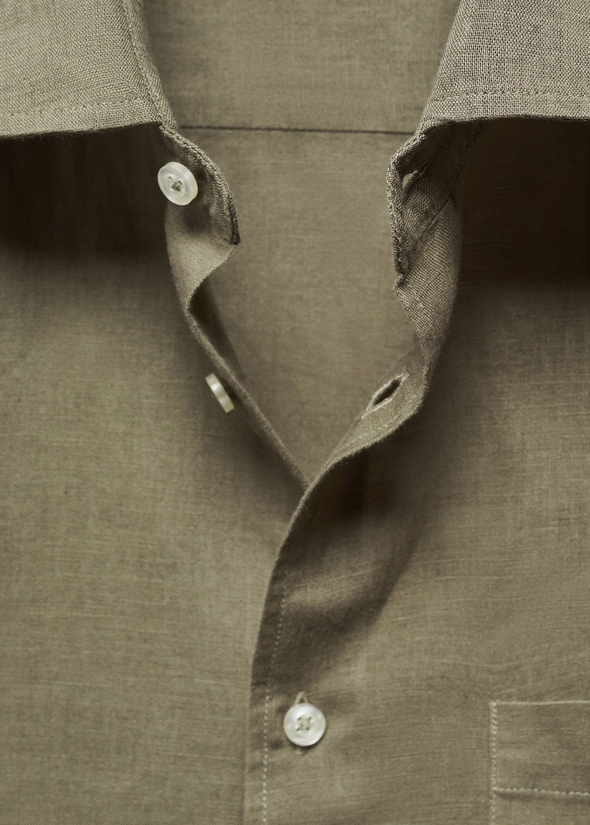 Chemise regular-fit lin poche - Détail de l'article 8