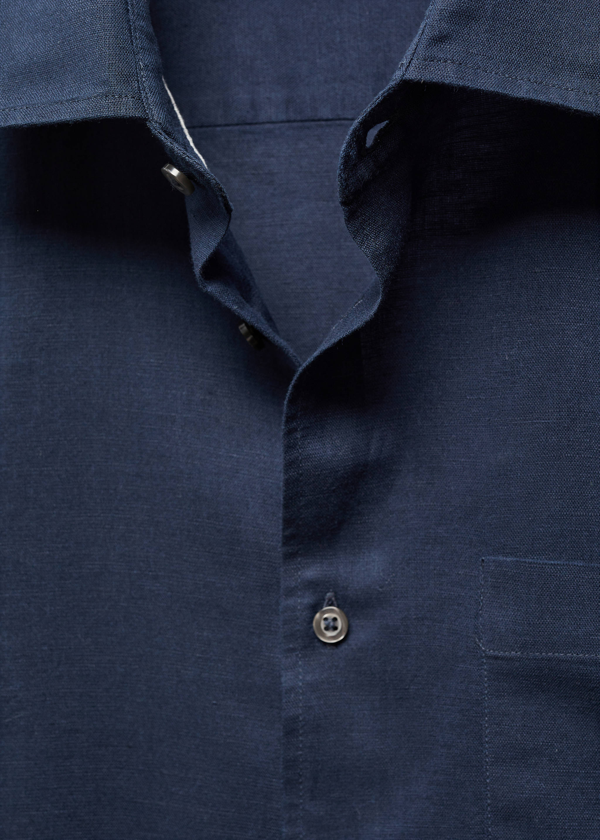 Chemise regular-fit lin poche - Détail de l'article 8