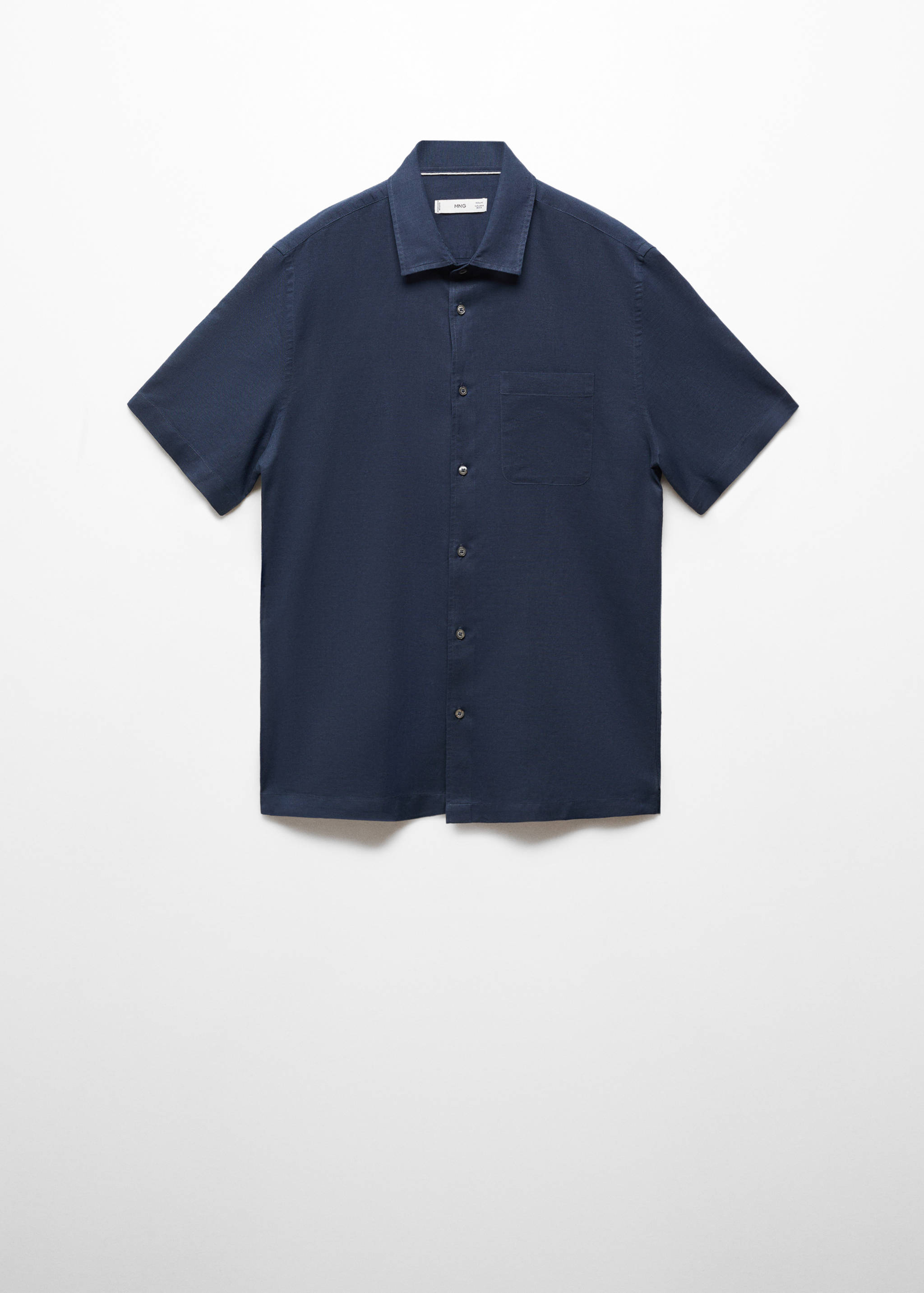 Chemise regular-fit lin poche - Article sans modèle