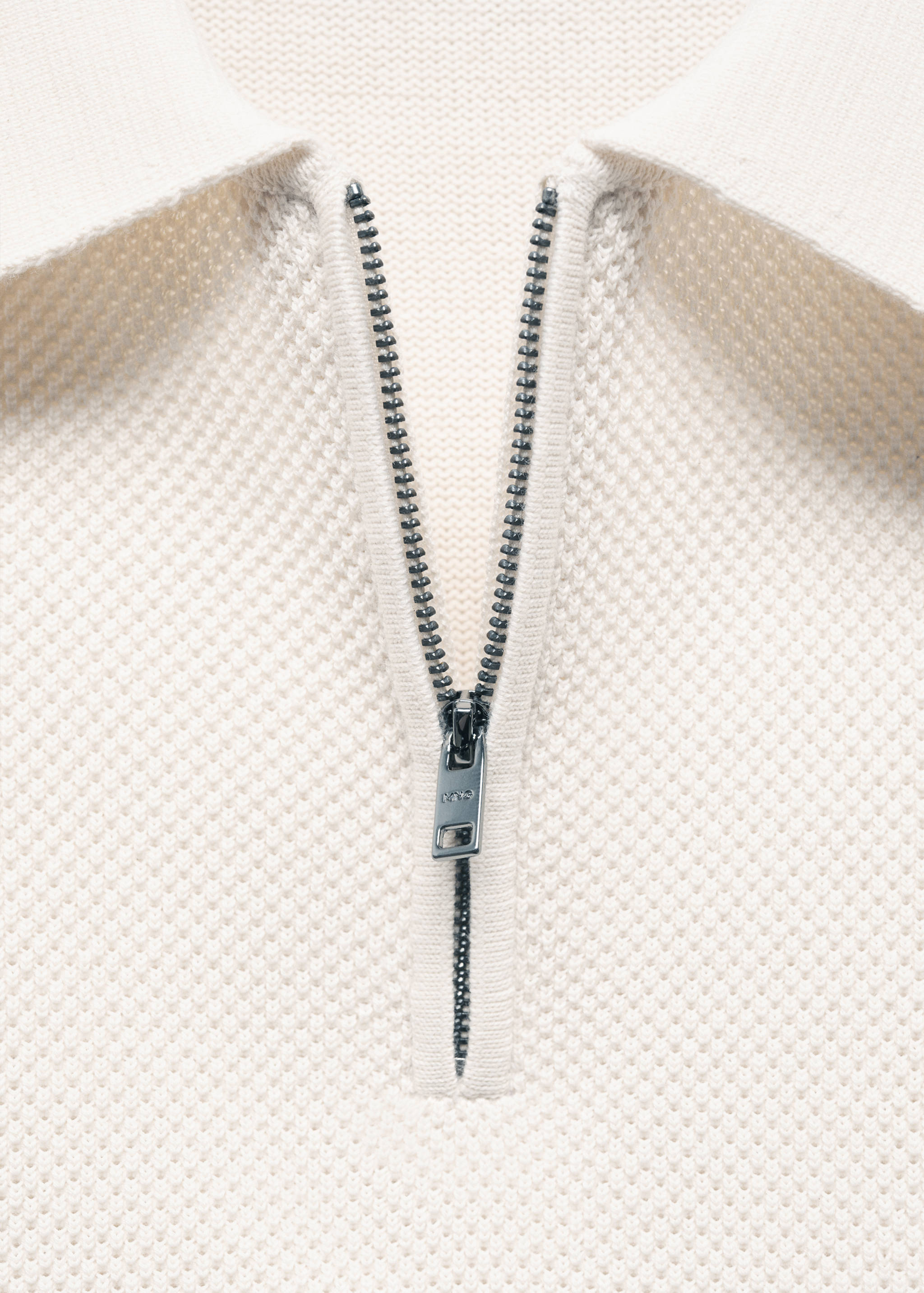 Polo punto algodón cremallera - Detalle del artículo 8