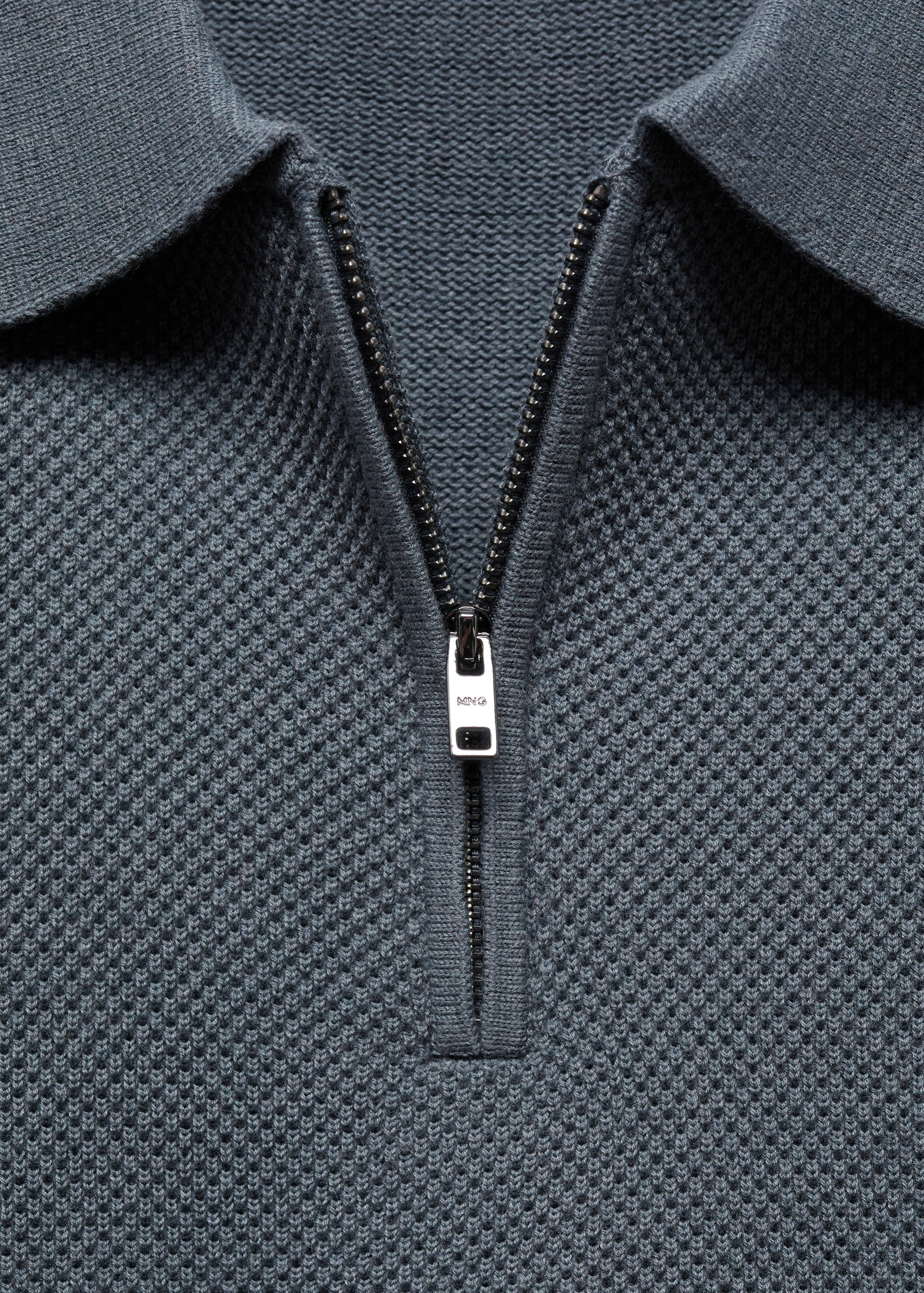 Polo punto algodón cremallera - Detalle del artículo 8