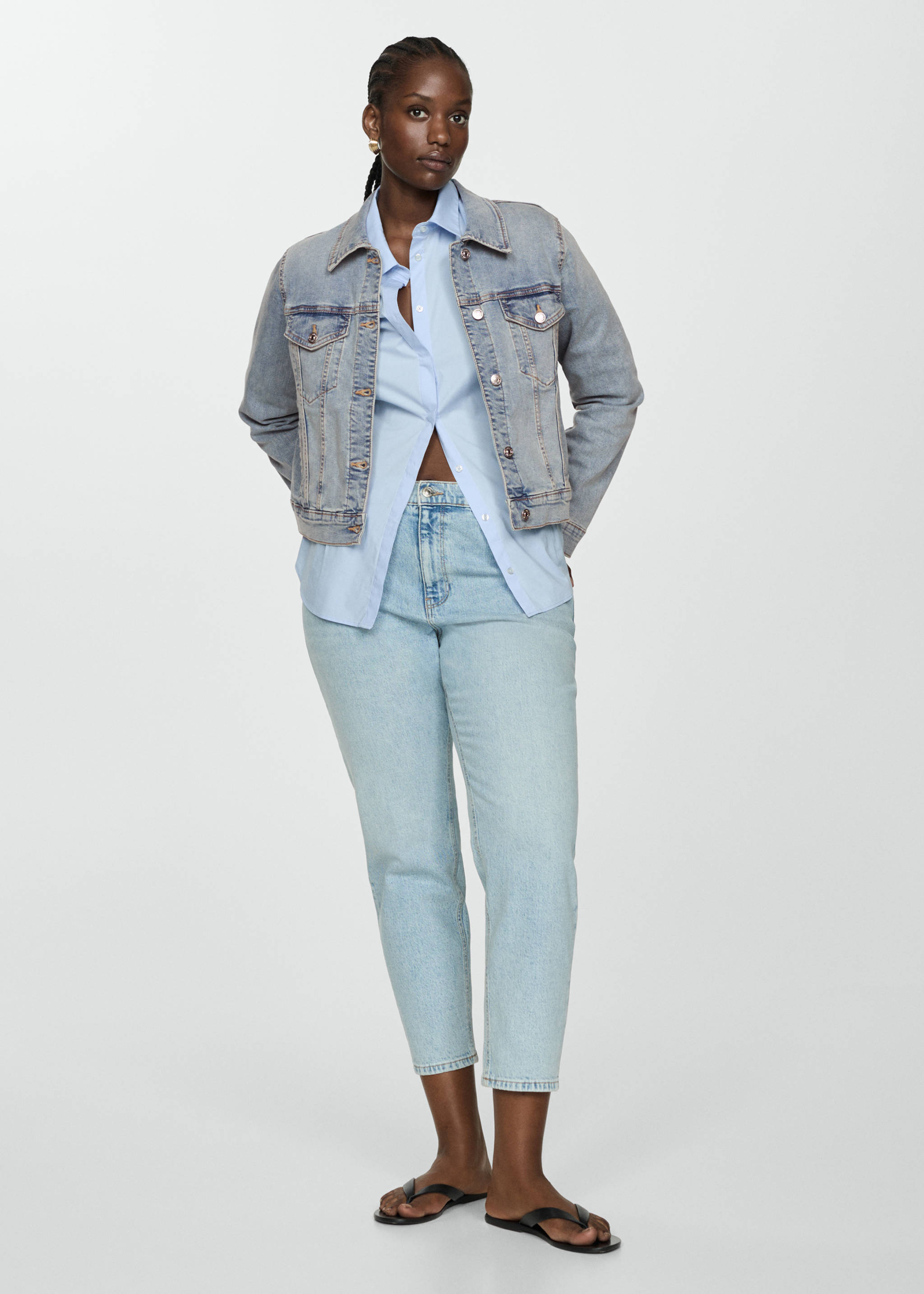 Pocketed denim jacket - Details of the article 3