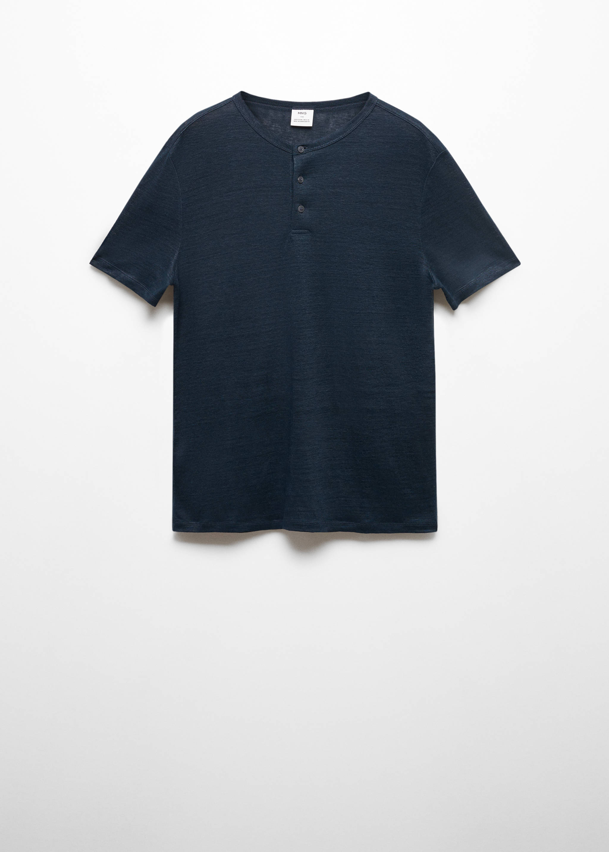 Camiseta slim fit 100% lino - Artículo sin modelo
