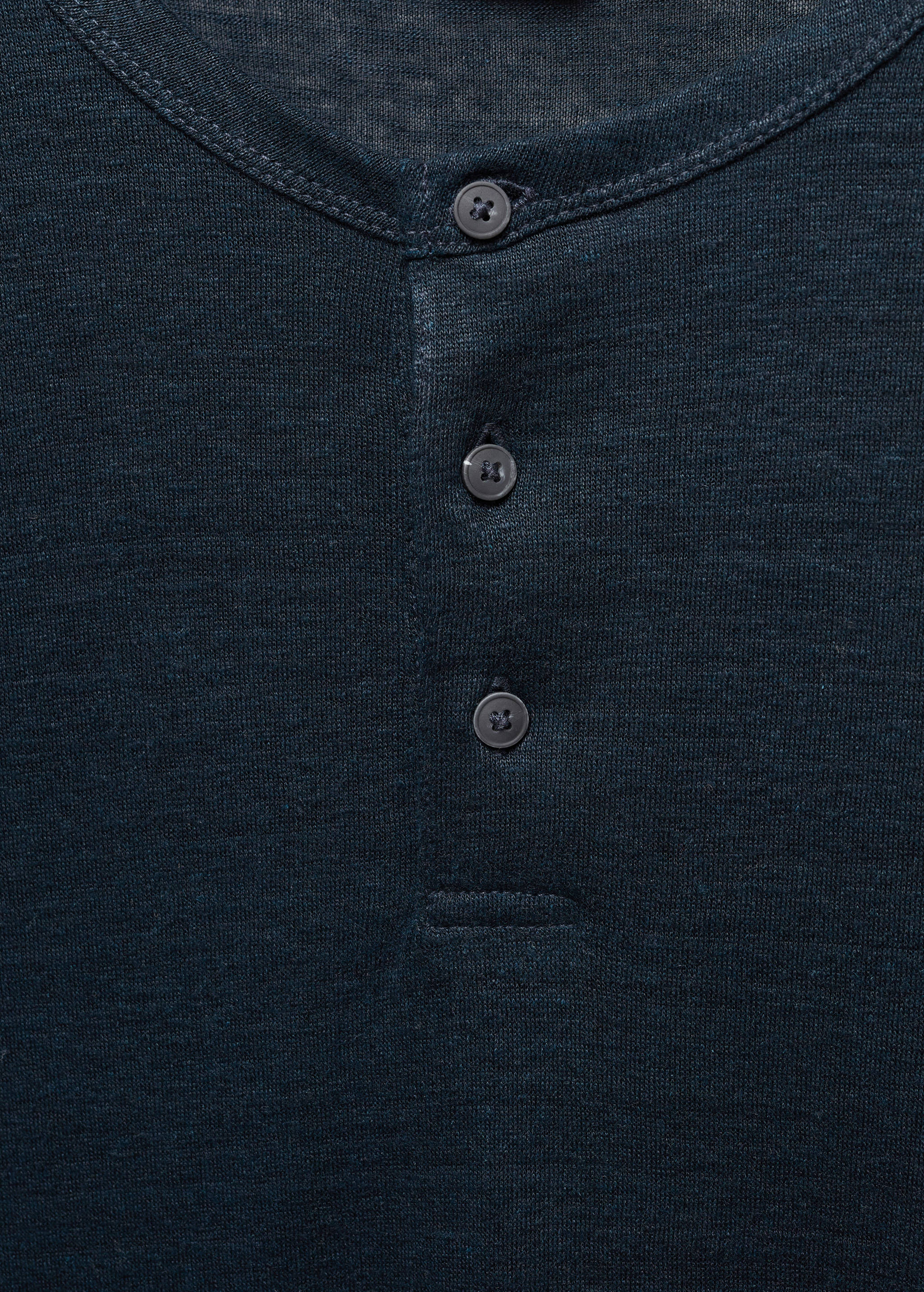 Camiseta slim fit 100% lino - Detalle del artículo 8