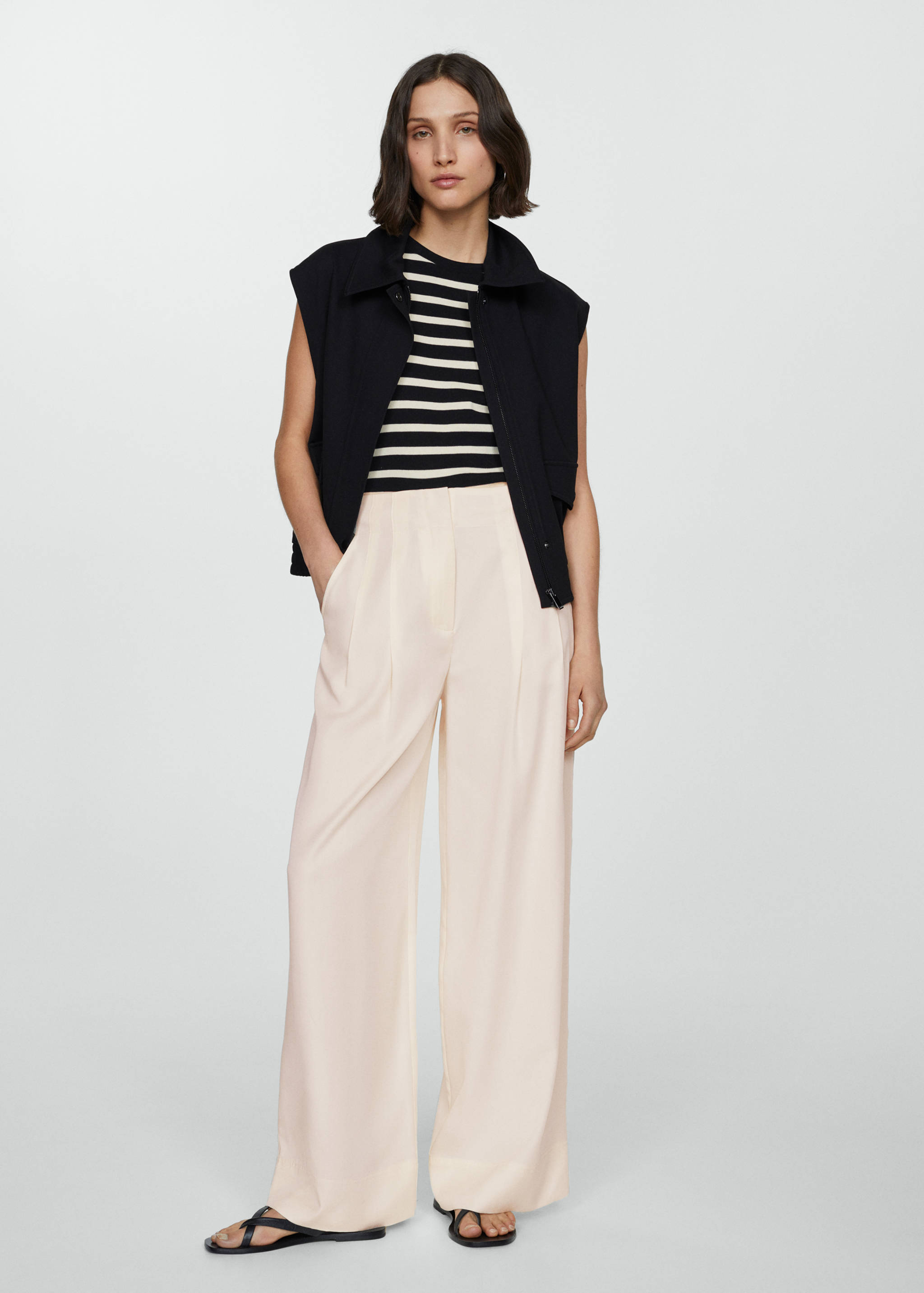 Darts lyocell pants - General plane