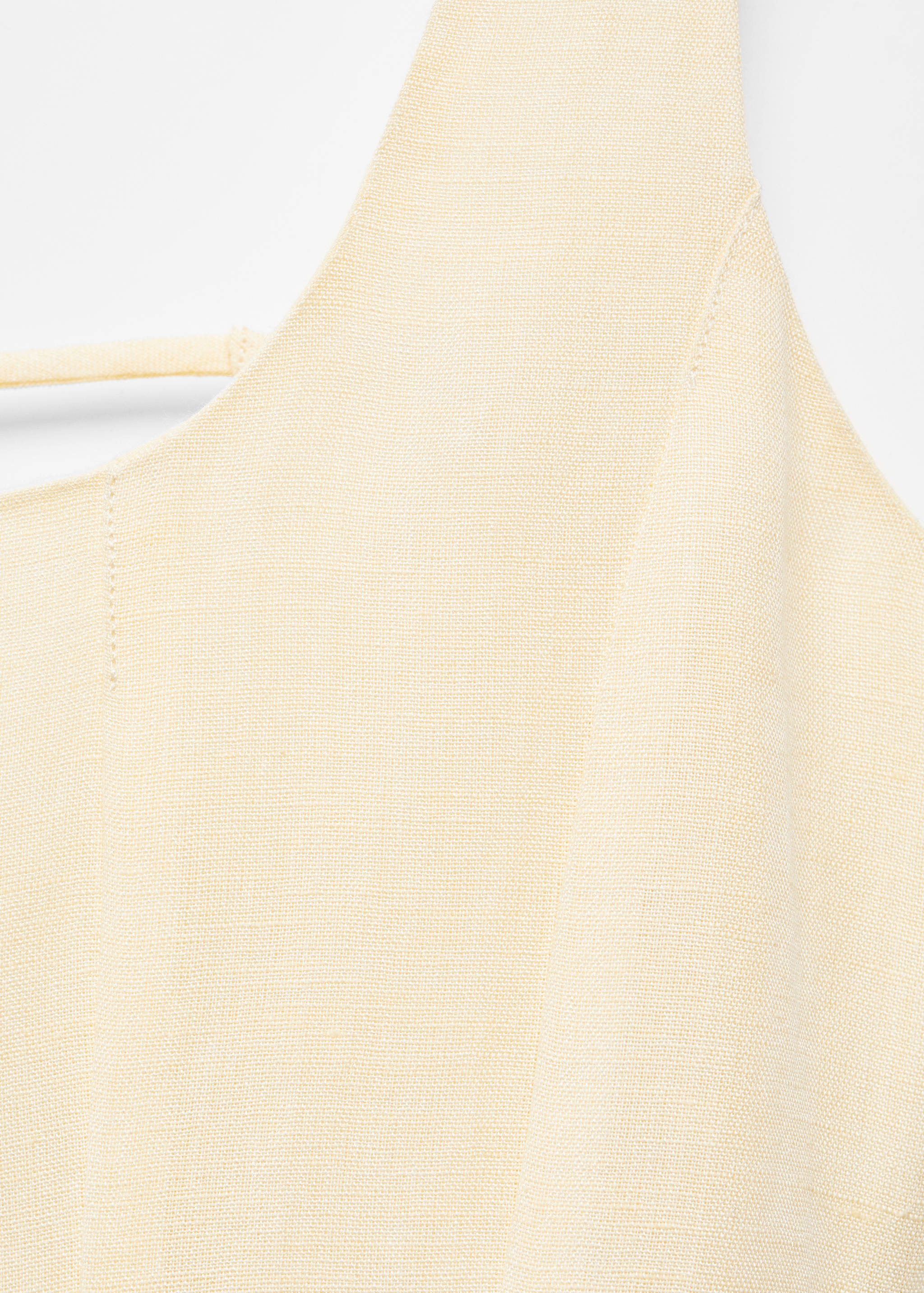 Open-back linen dress - Details of the article 8