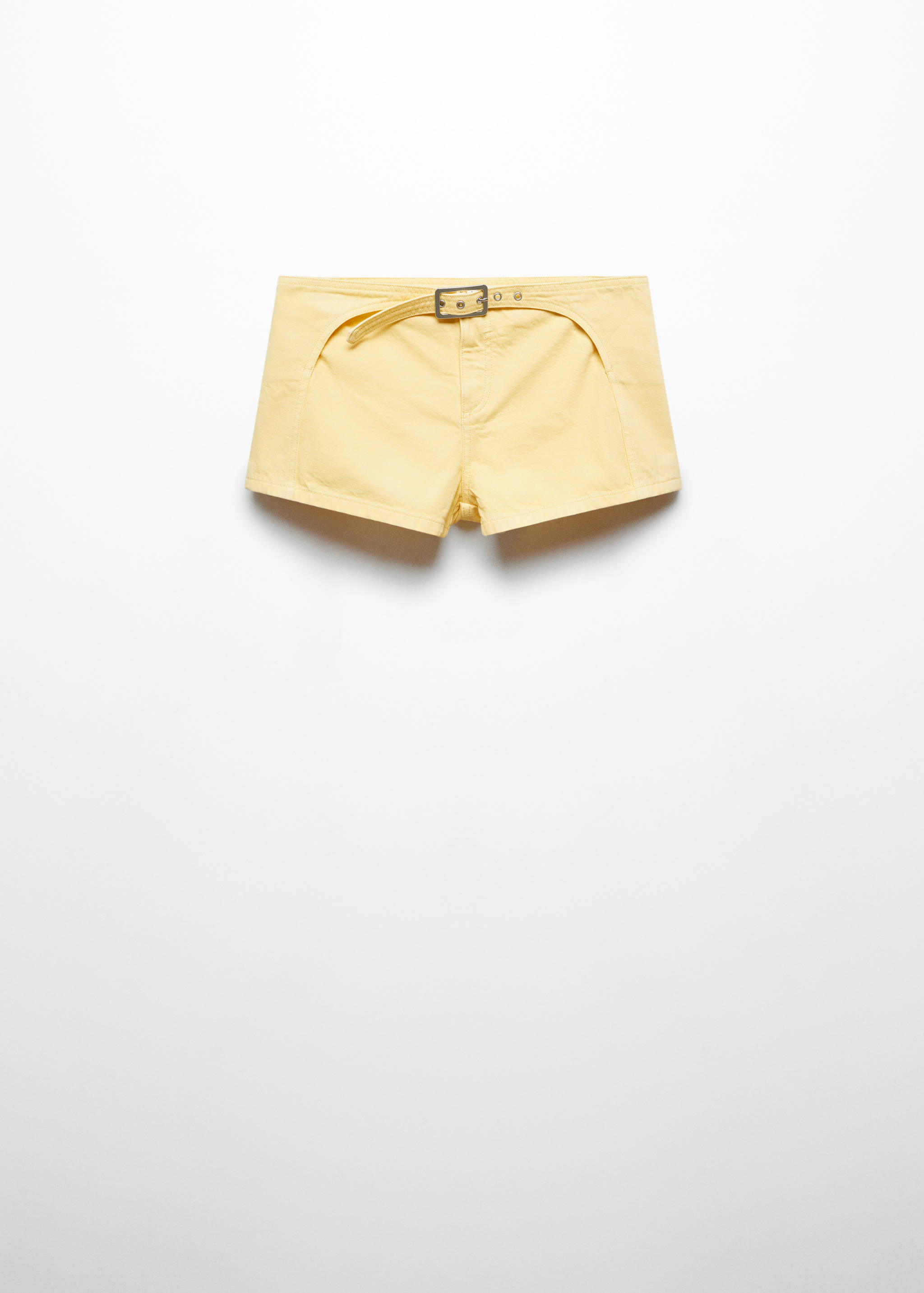 Denim shorts with belt - Article without model