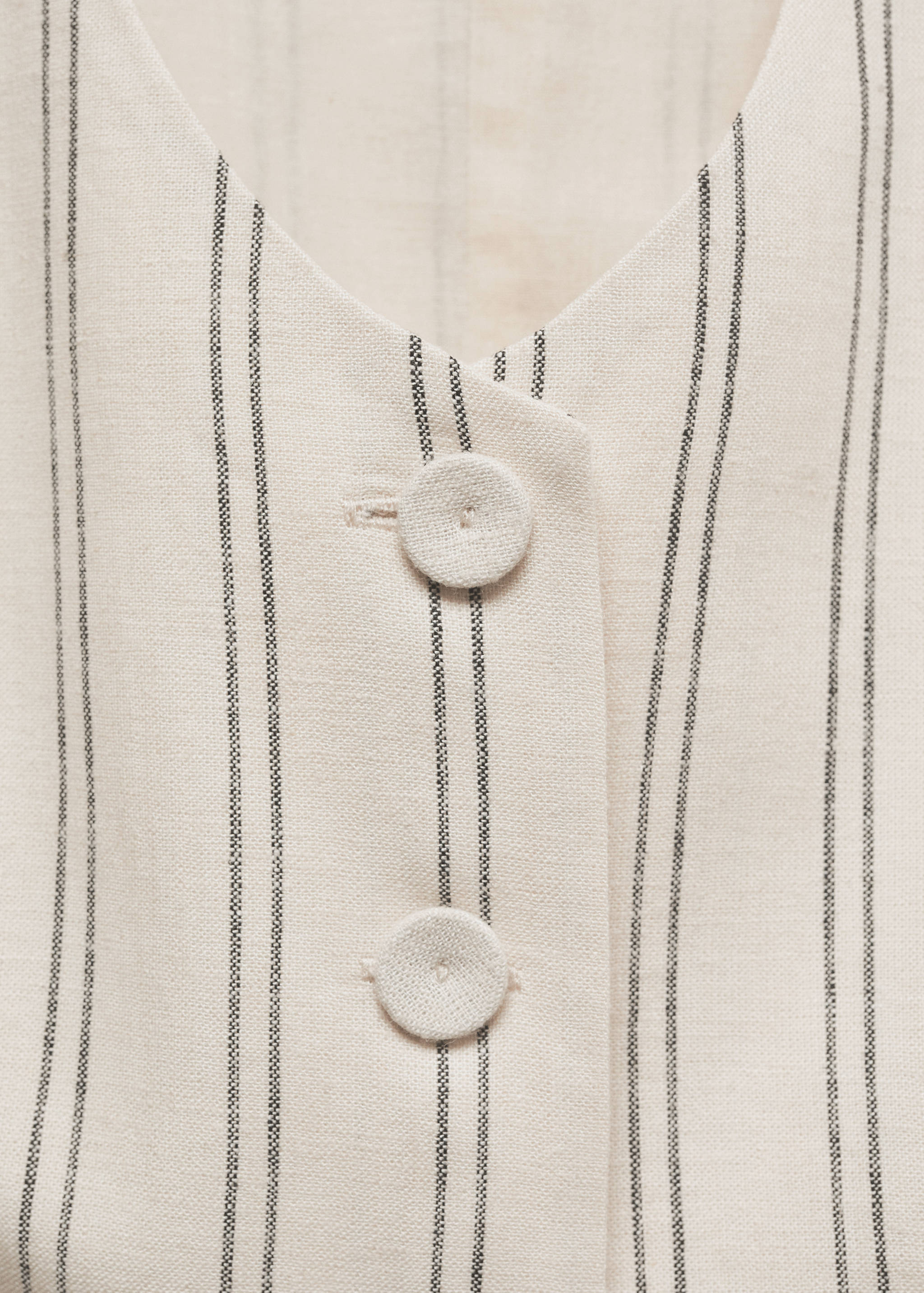 Chaleco lino rayas - Detalle del artículo 8