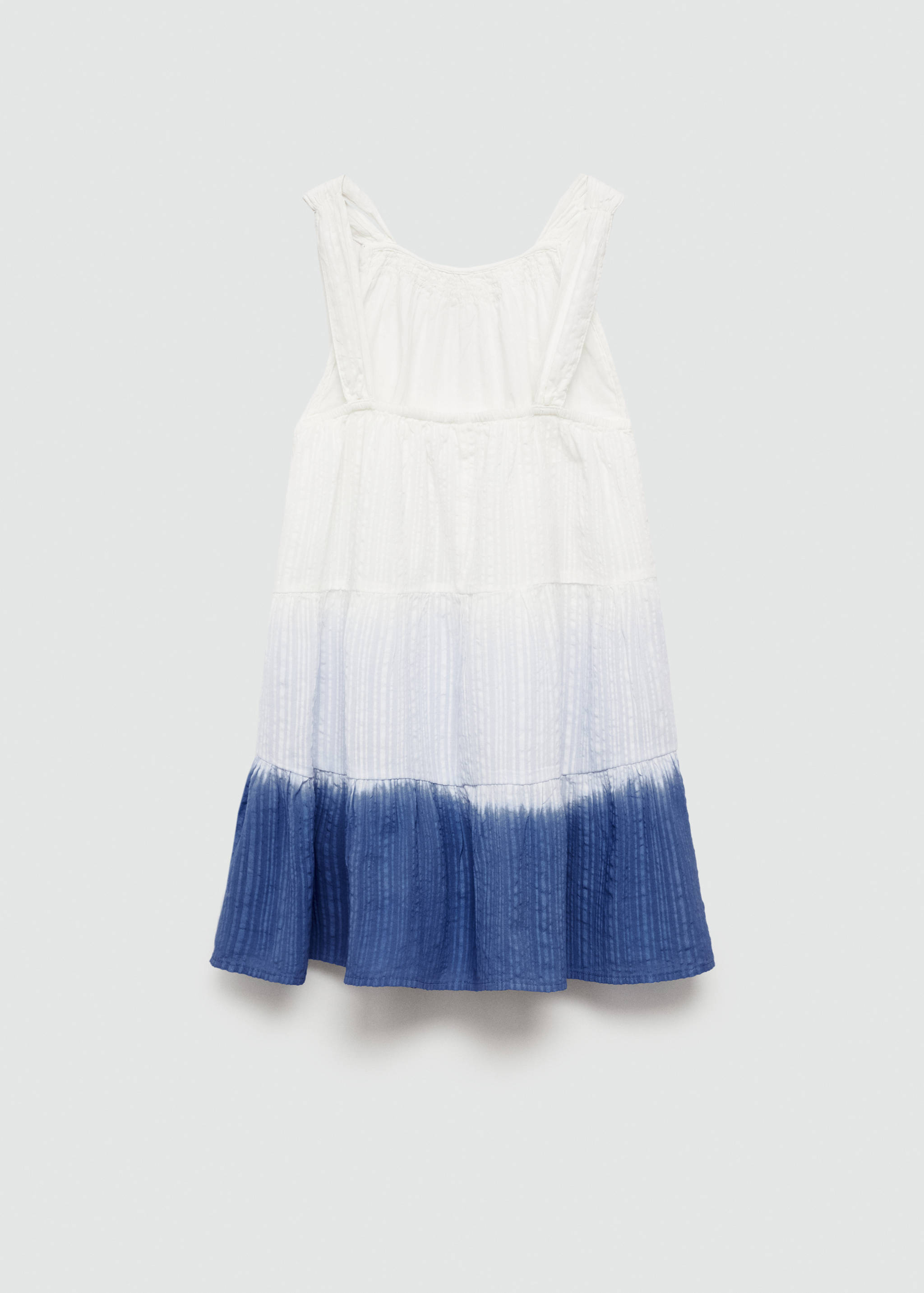 Vestido estampado tie-dye - Verso do artigo