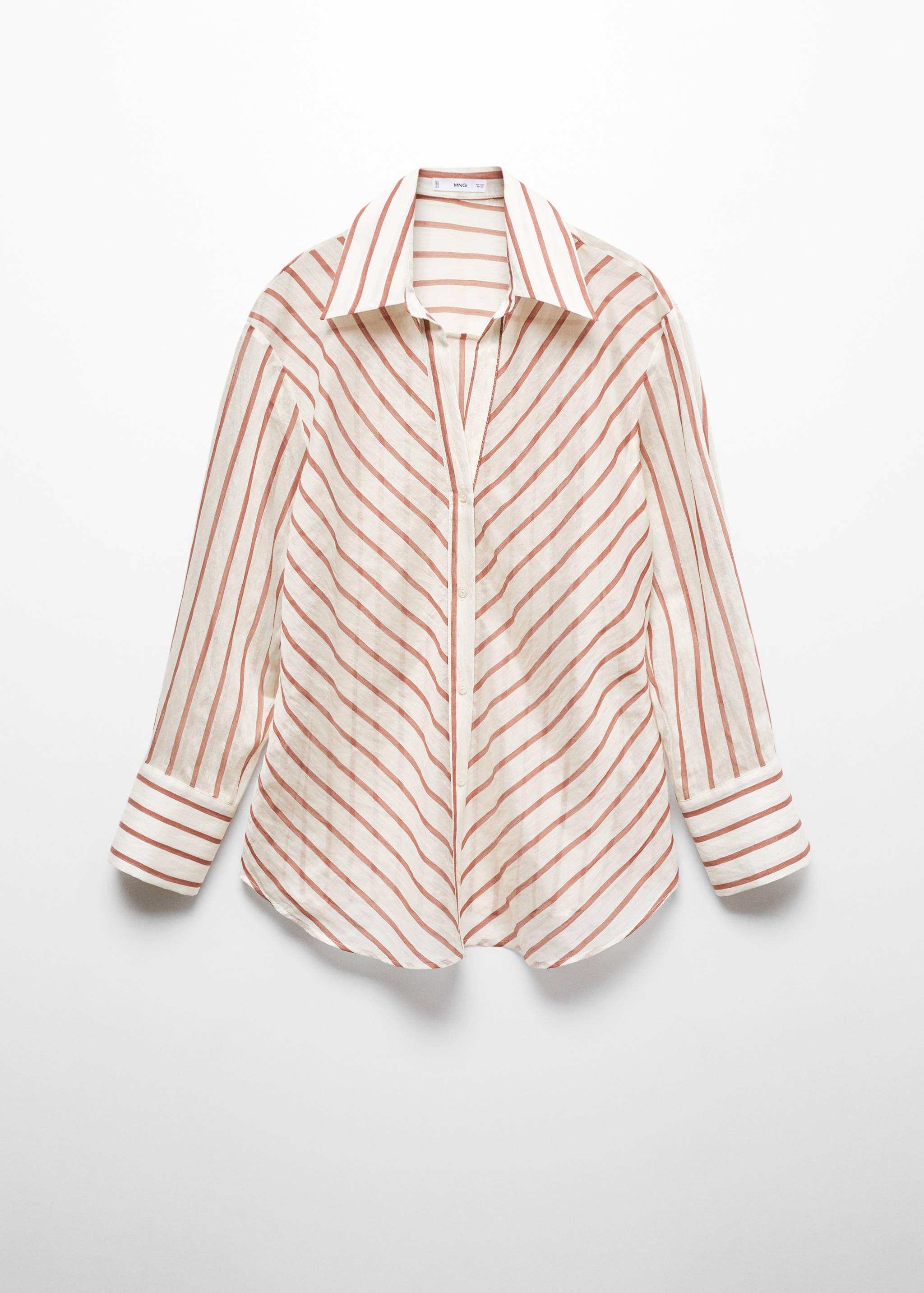 Semi-transparent striped shirt - Article without model
