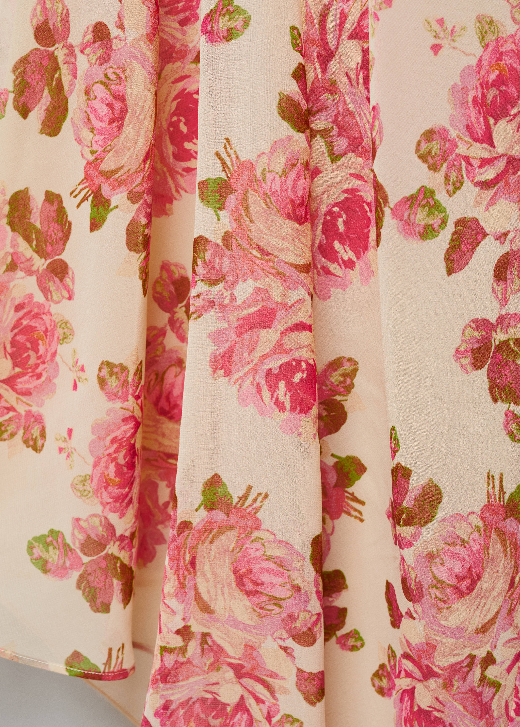 Asymmetrical floral dress - Details of the article 8