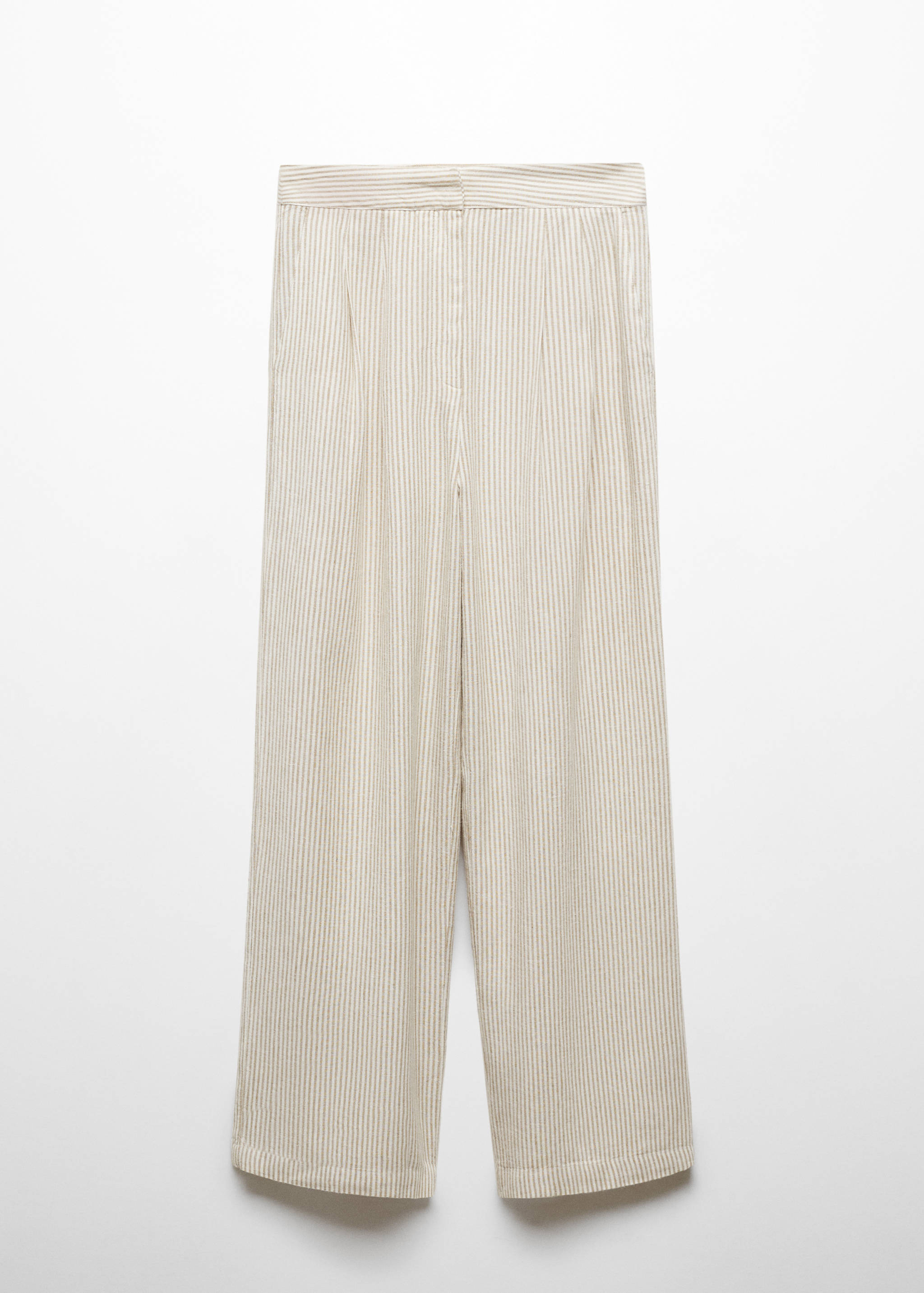 Παντελόνι κοστουμιού λινό ριγέ - Προϊόν χωρίς μοντέλο