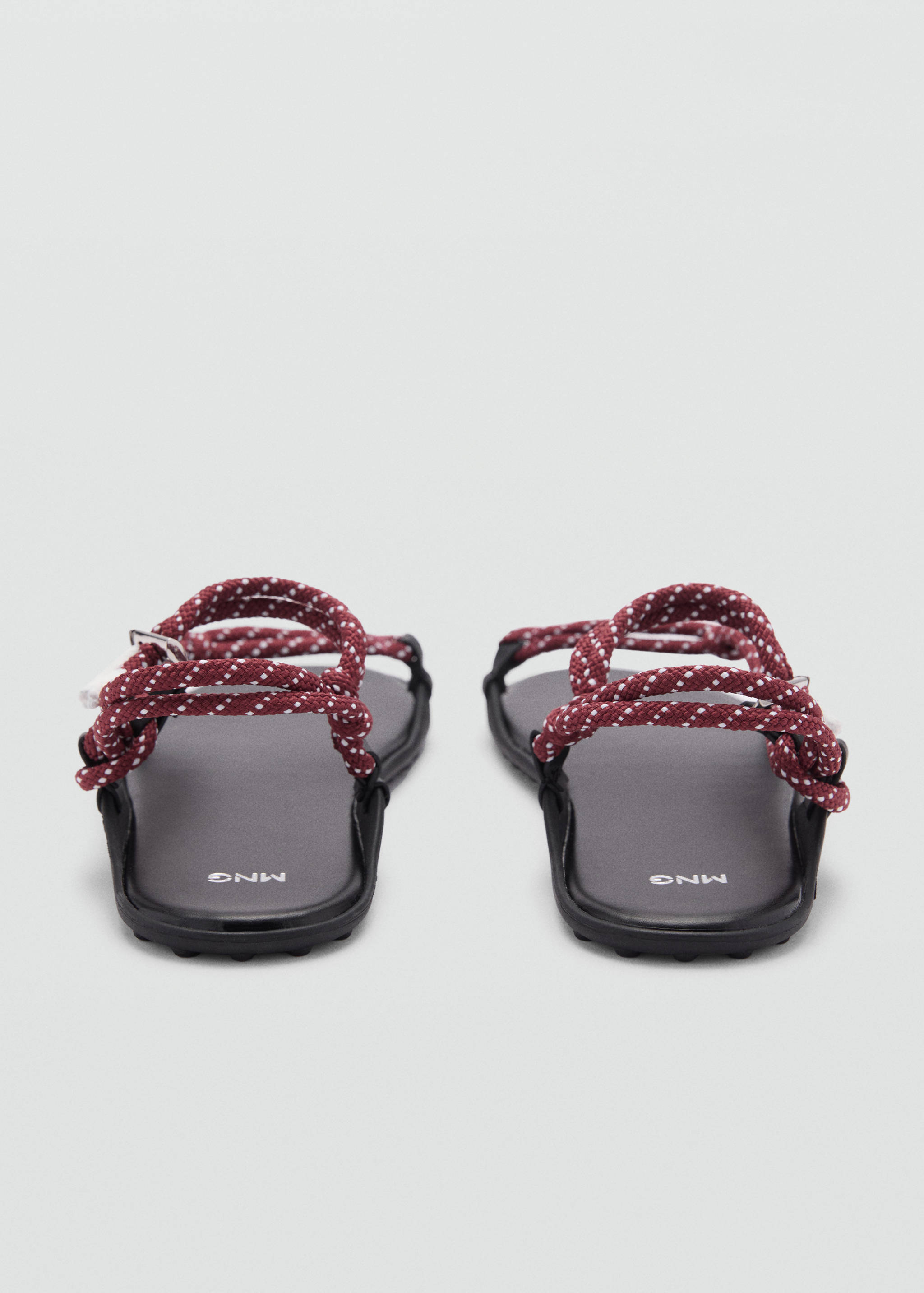 Combined lace-up sandals - Details of the article 2