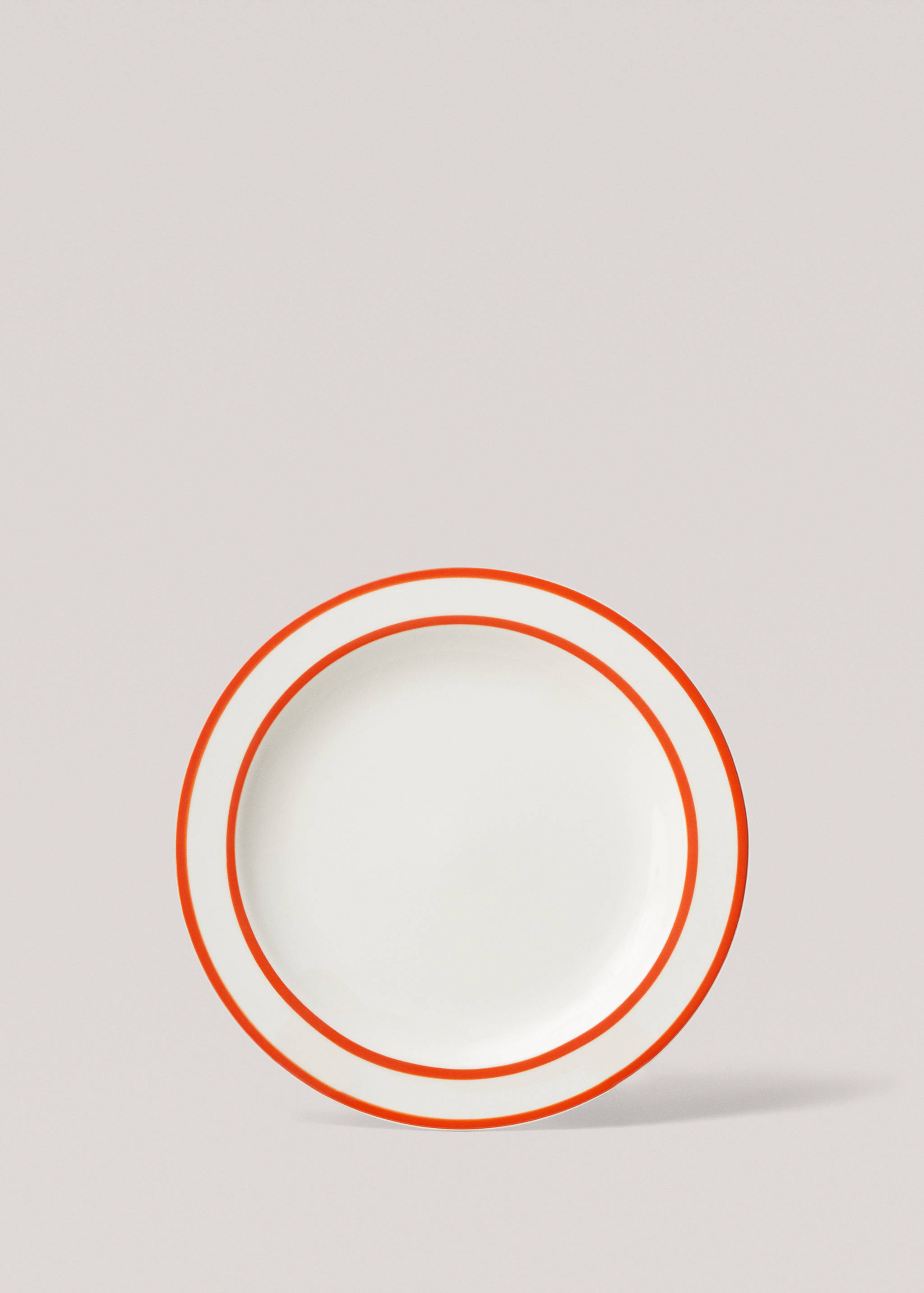 Double-edged stoneware dinner plate - Article without model
