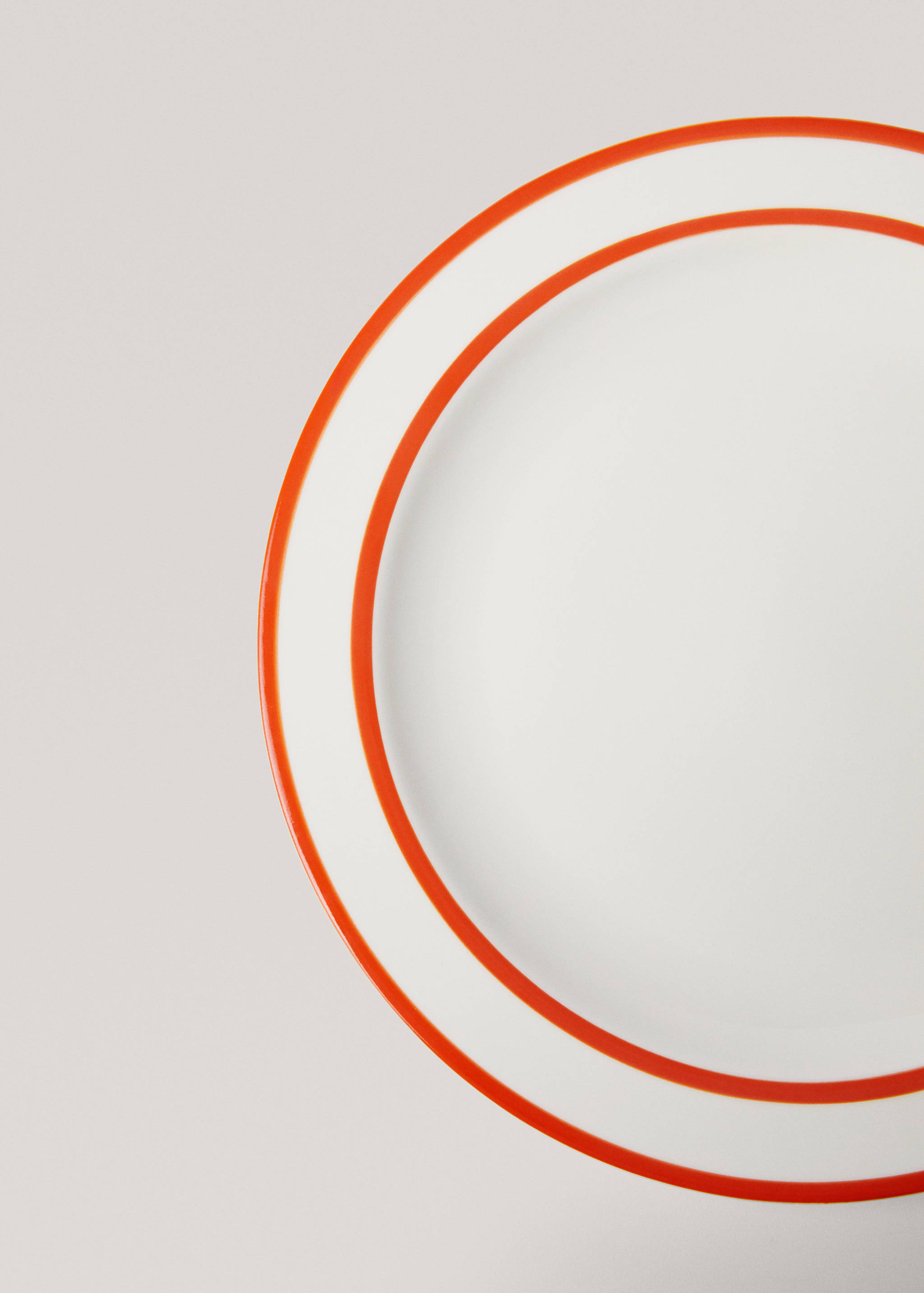 Double-edged stoneware dinner plate - Details of the article 2