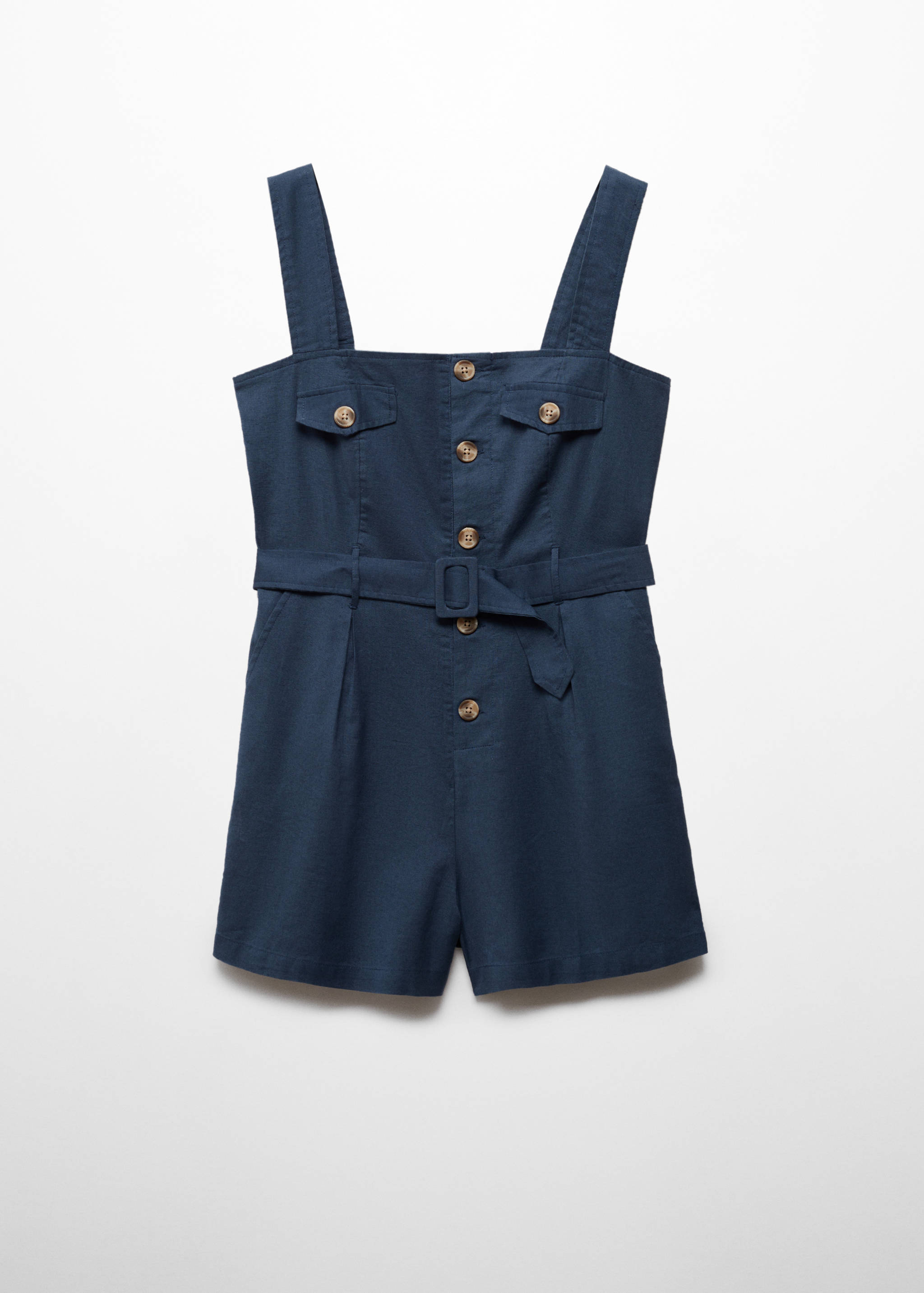 Short jumpsuit with buttons - Article without model