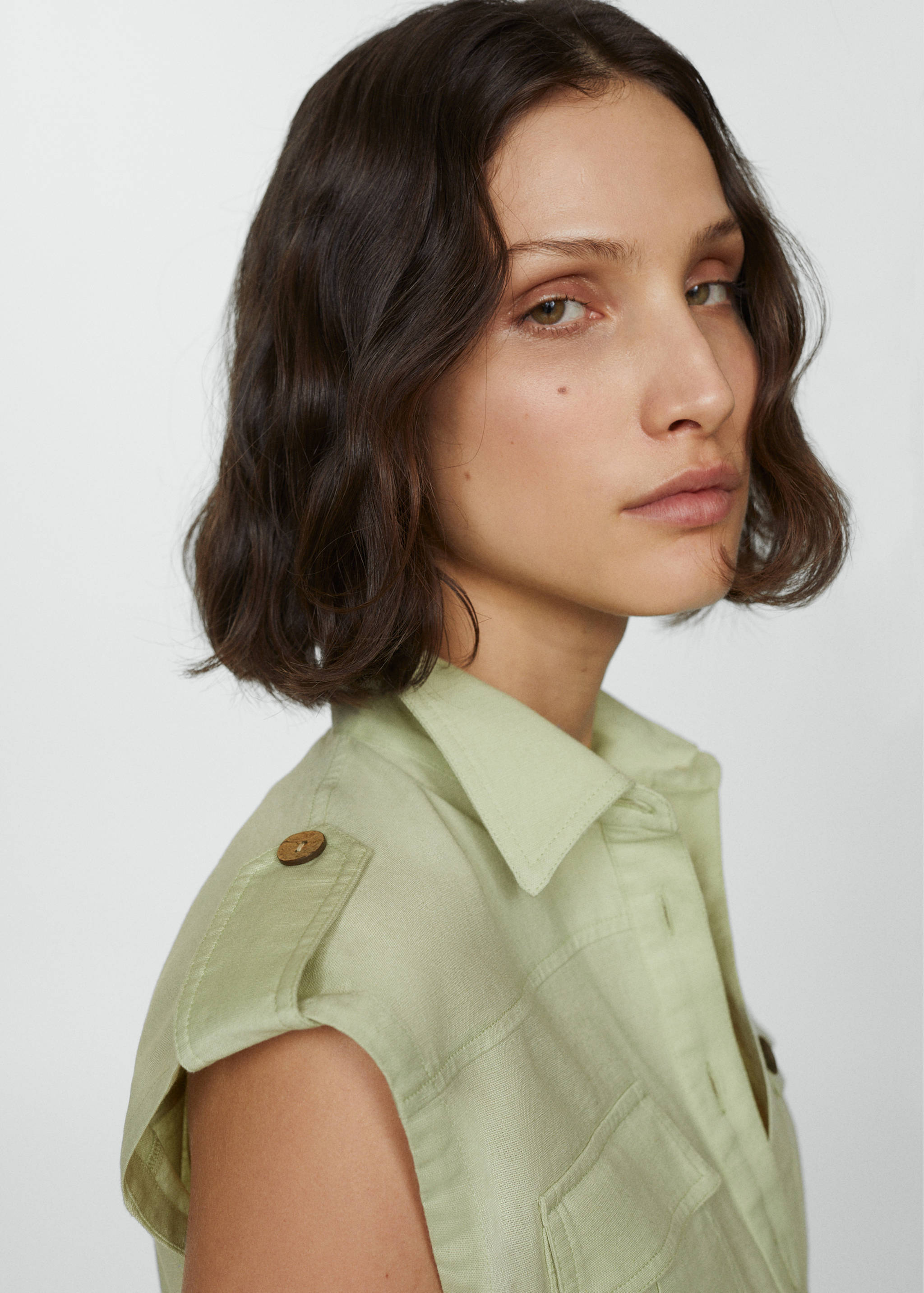 Bow short jumpsuit - Details of the article 1