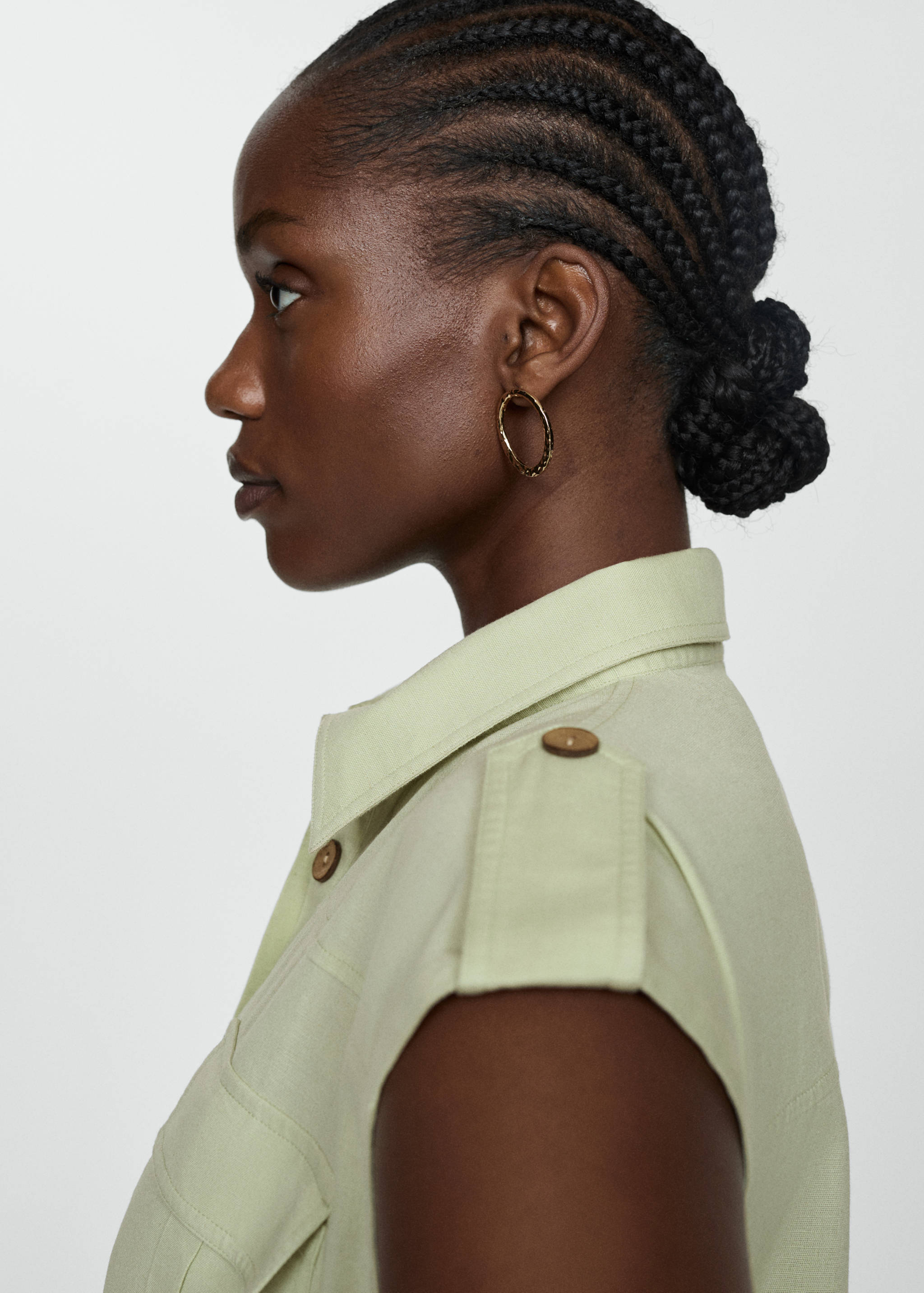 Bow short jumpsuit - Details of the article 4