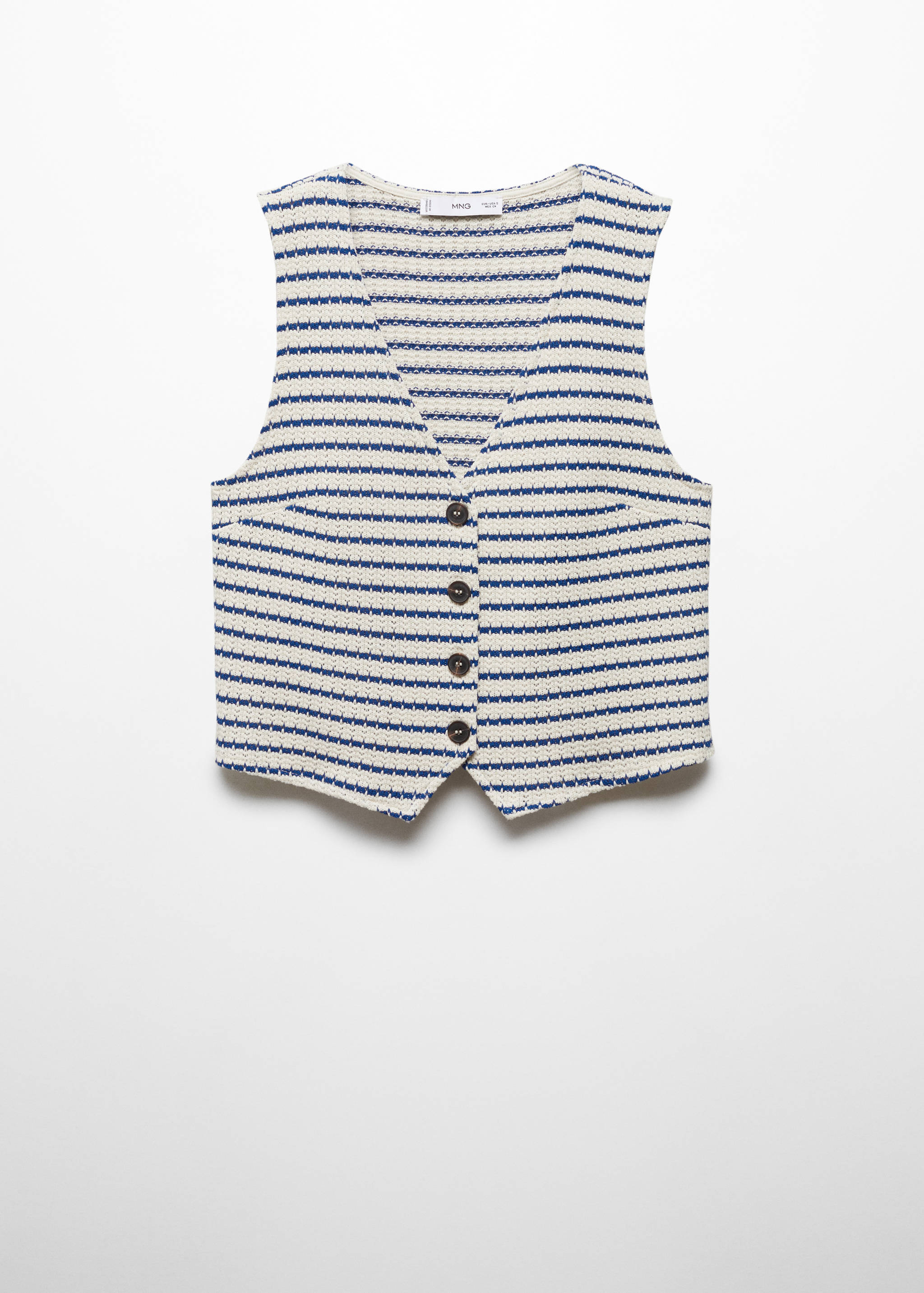 Striped crochet top - Article without model